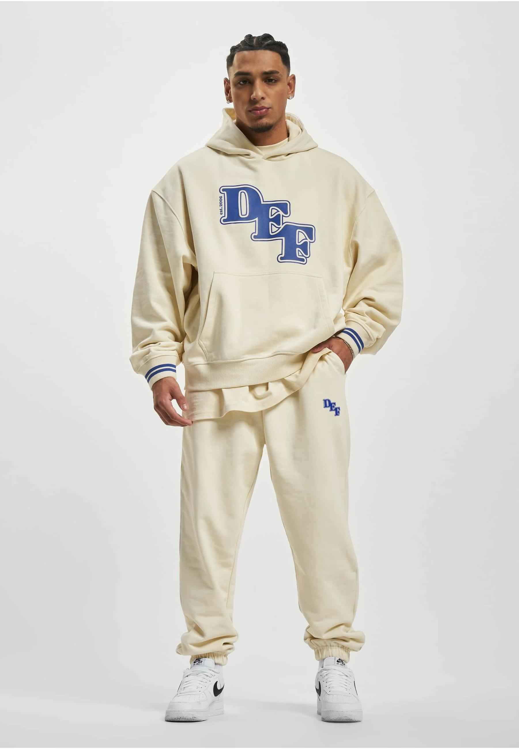 DEF Kapuzensweatshirt »DEF Herren DEF BIG Hoody«, (1 tlg.)