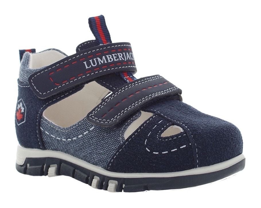 LUMBERJACK Sandale, Sommerschuh, Klettschuh, Sandalette, mit Klettverschlüssen