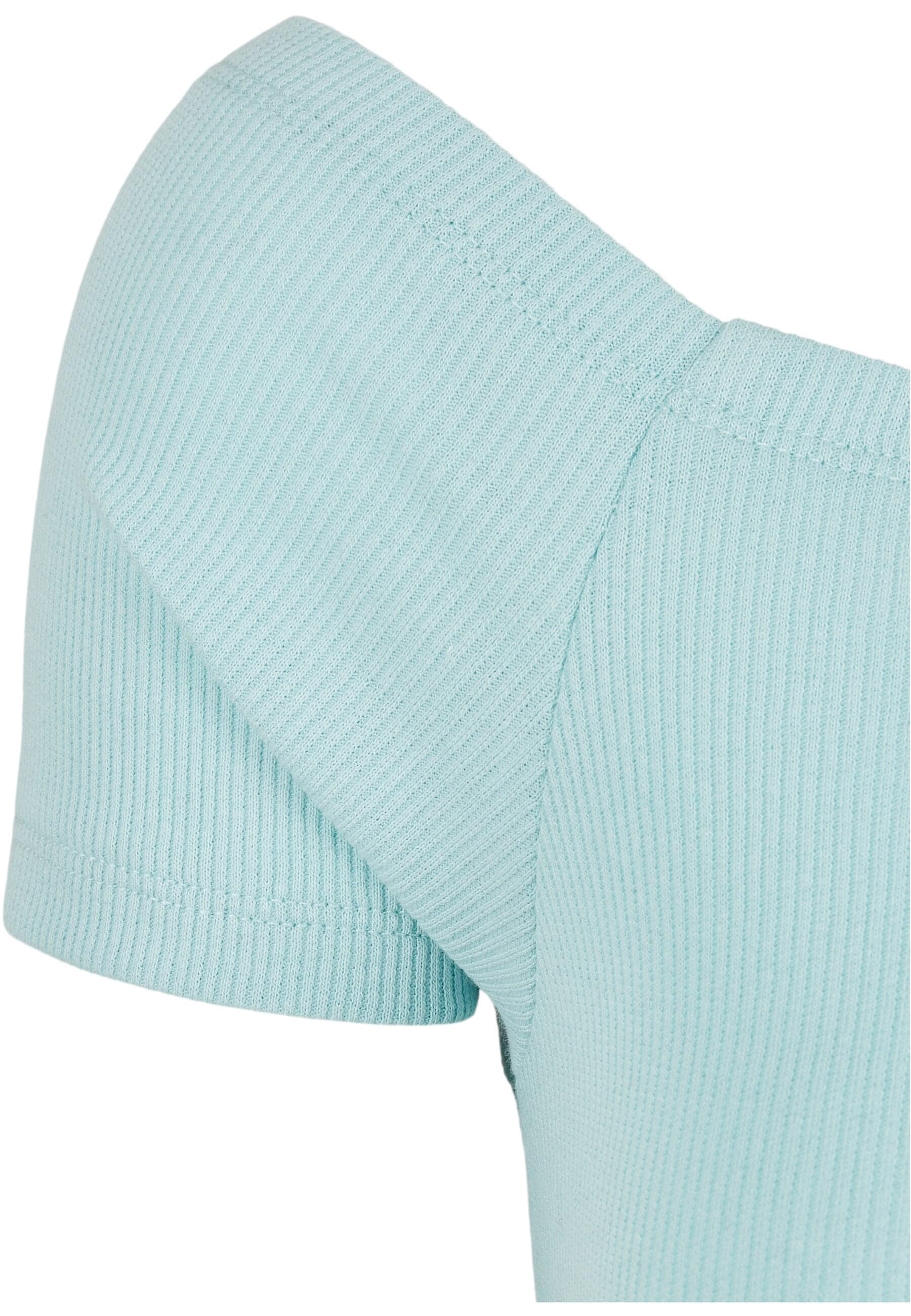 URBAN CLASSICS T-Shirt »Urban Classics Damen Ladies Off Shoulder Rib Tee«, (1 tlg.)