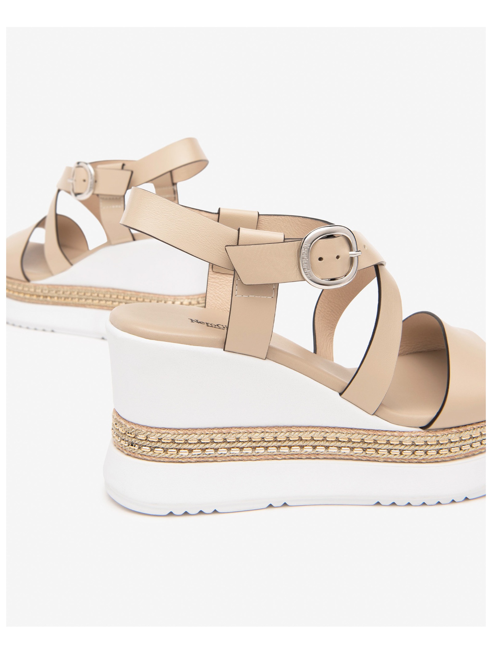 Nero Giardini Keilsandalette »Nero Giardini Sandalen Leder«