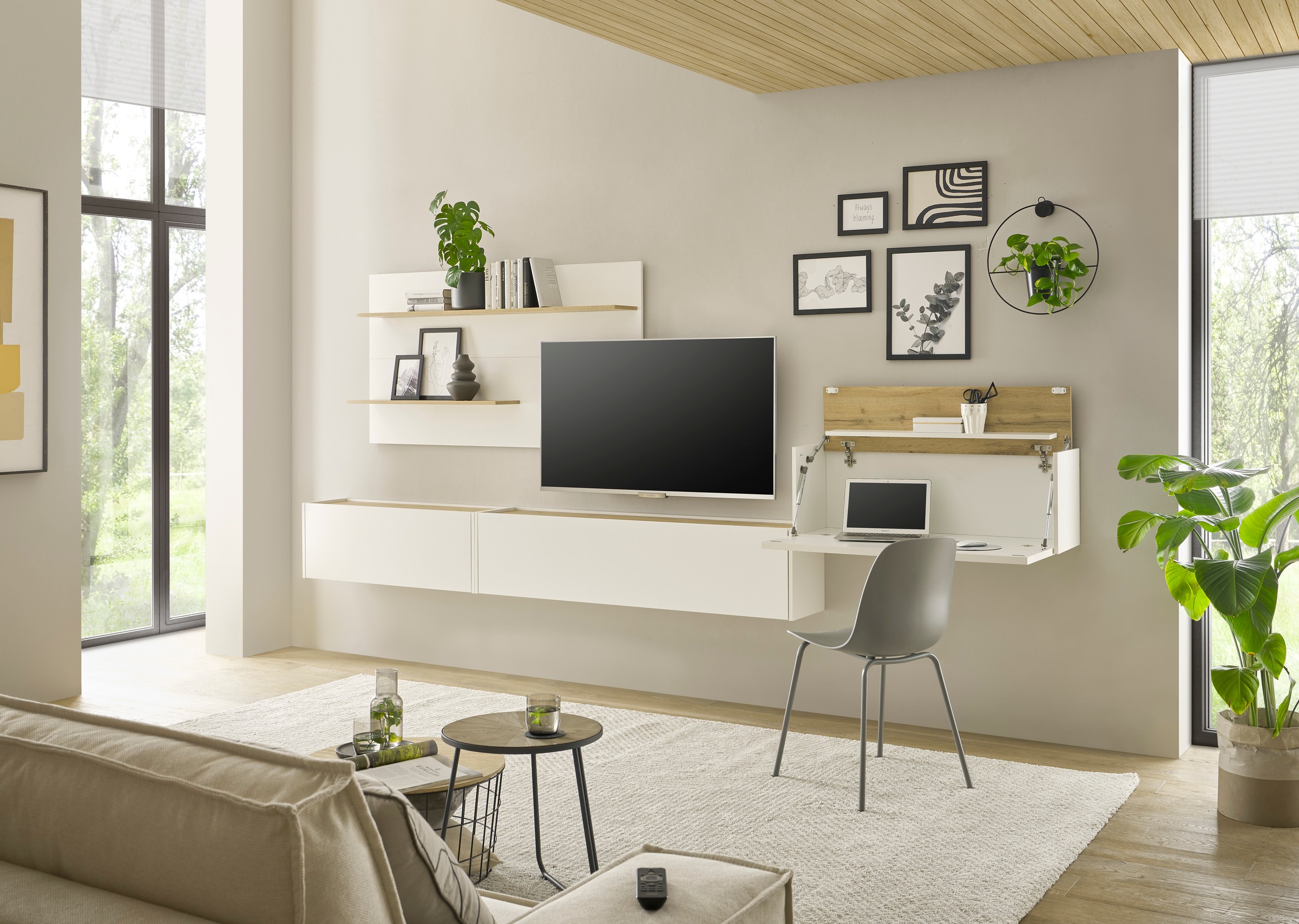 INOSIGN Büromöbel-Set »CiTY/GiRON«, (Set, 4 tlg.), Home Office
