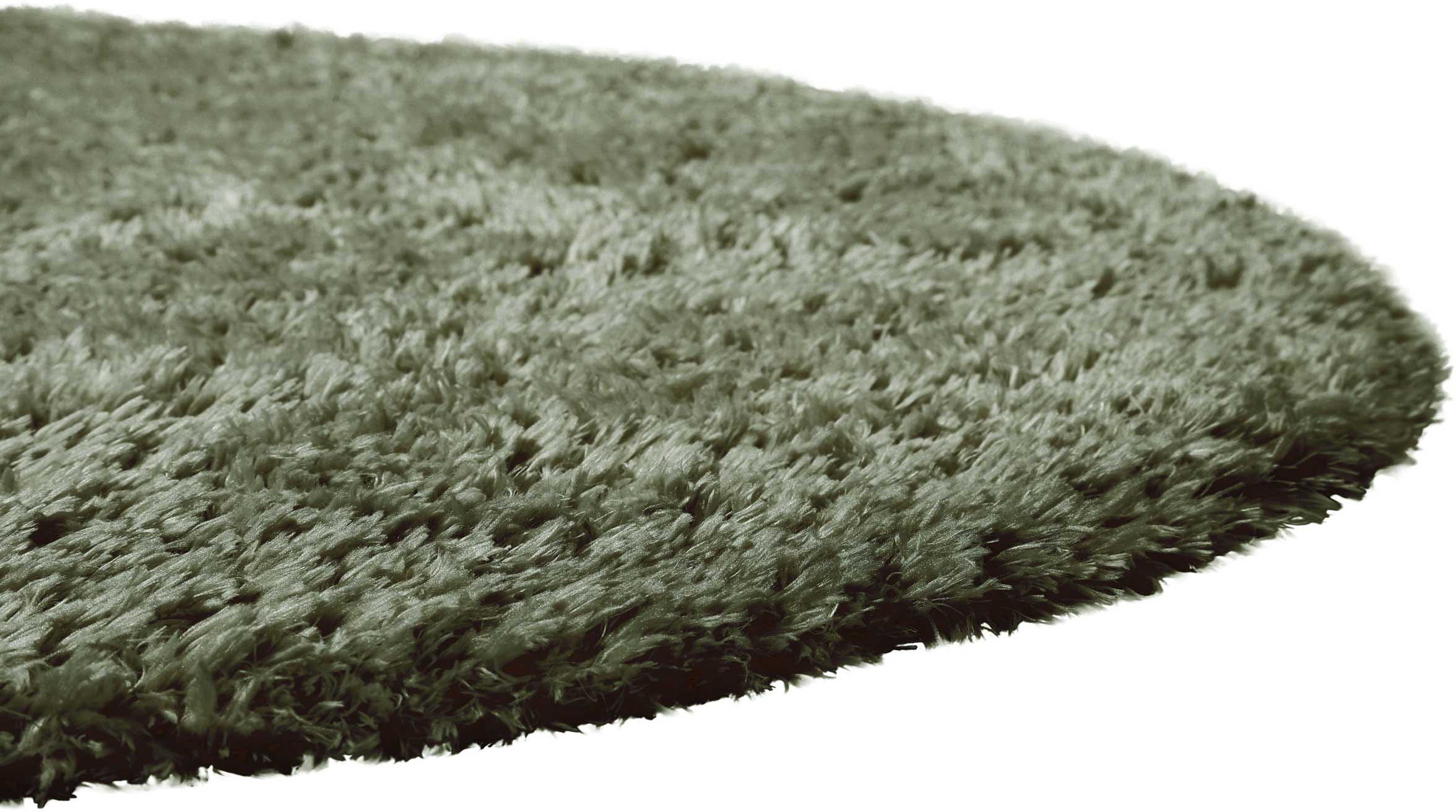 Thumbnail - Homie Living Hochflor-Teppich "Matteo HL-0961" rund 50 mm Höhe 100% recyceltem PET, Langflor, Shaggy, Wohnzimmer