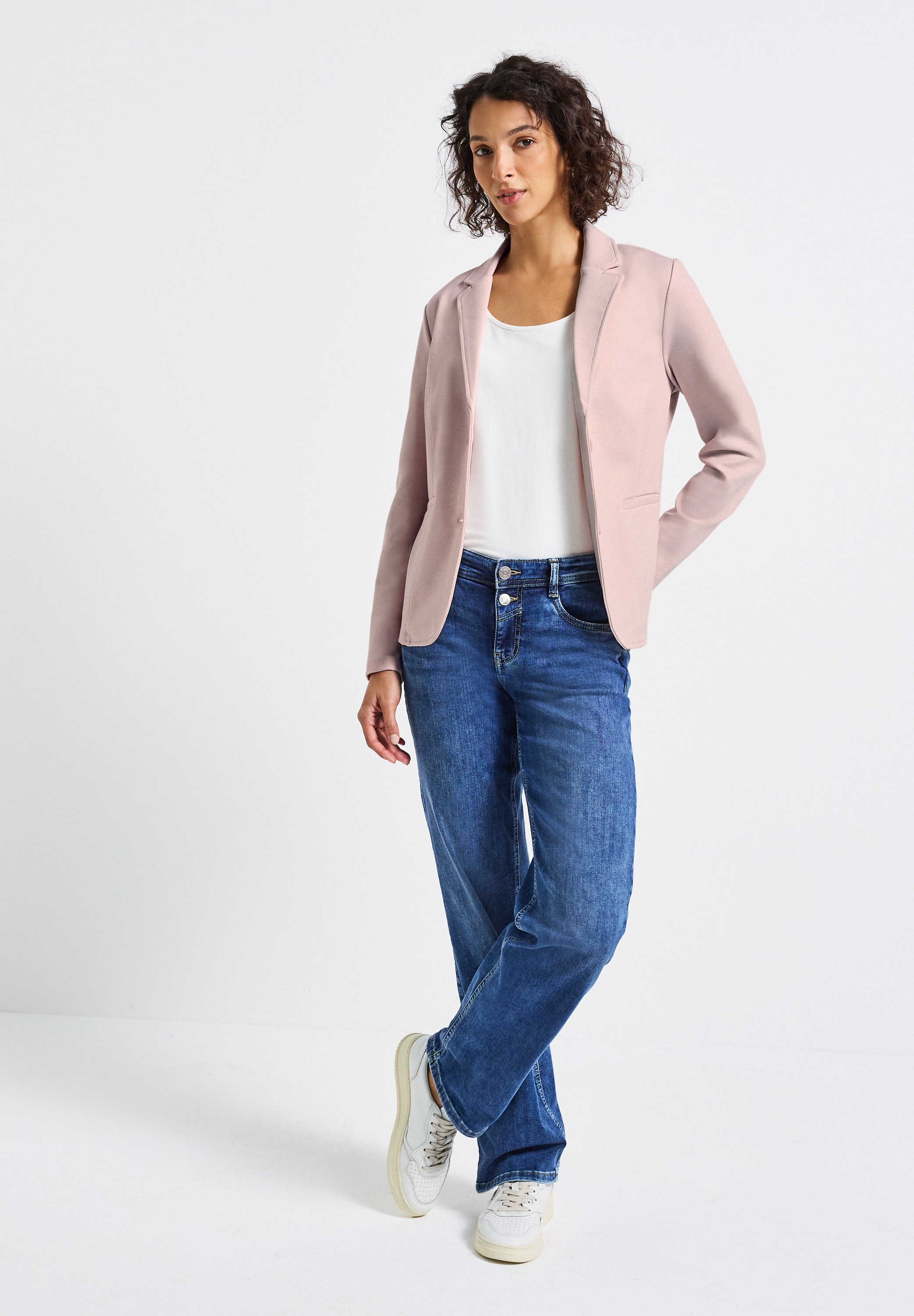 STREET ONE Kurzblazer, aus elastischem Materialmix
