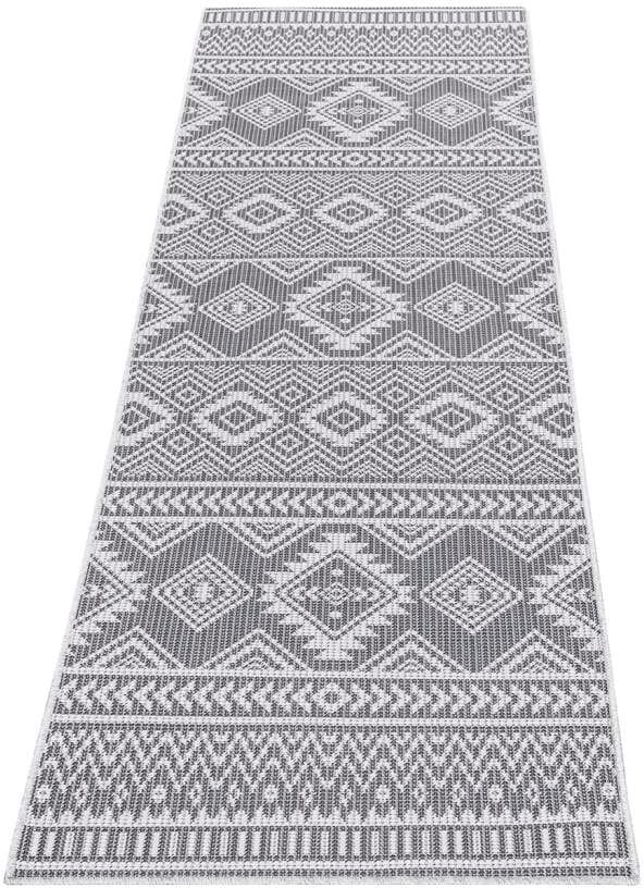 Carpet City Outdoorteppich "PALM 3522" rechteckig 5 mm Höhe Läufer, Wetterf günstig online kaufen
