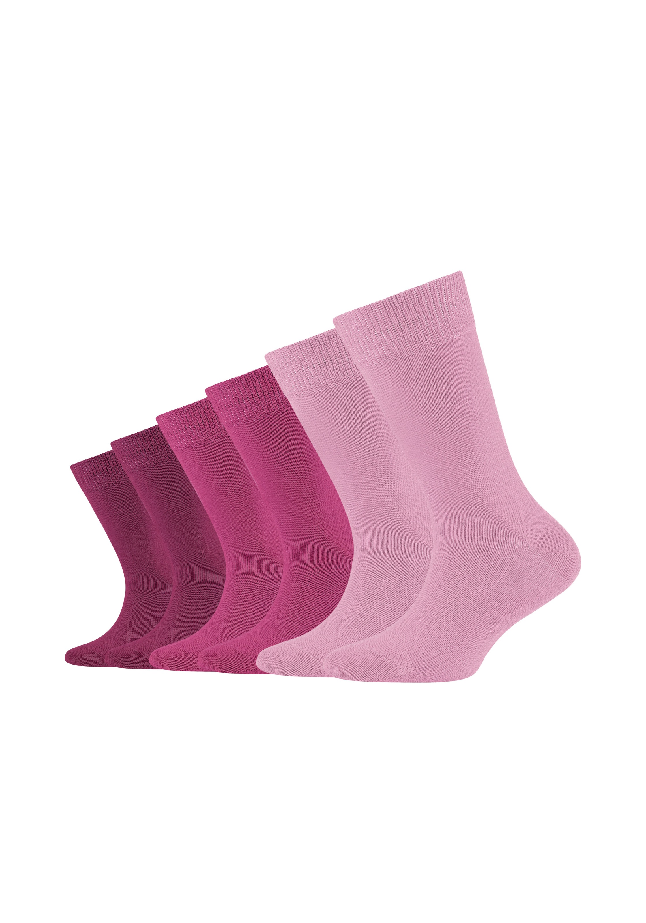 Camano Socken "ca-soft" 6 Paar, mit Komfortbund und gepolsterten Zehen-/Fer günstig online kaufen