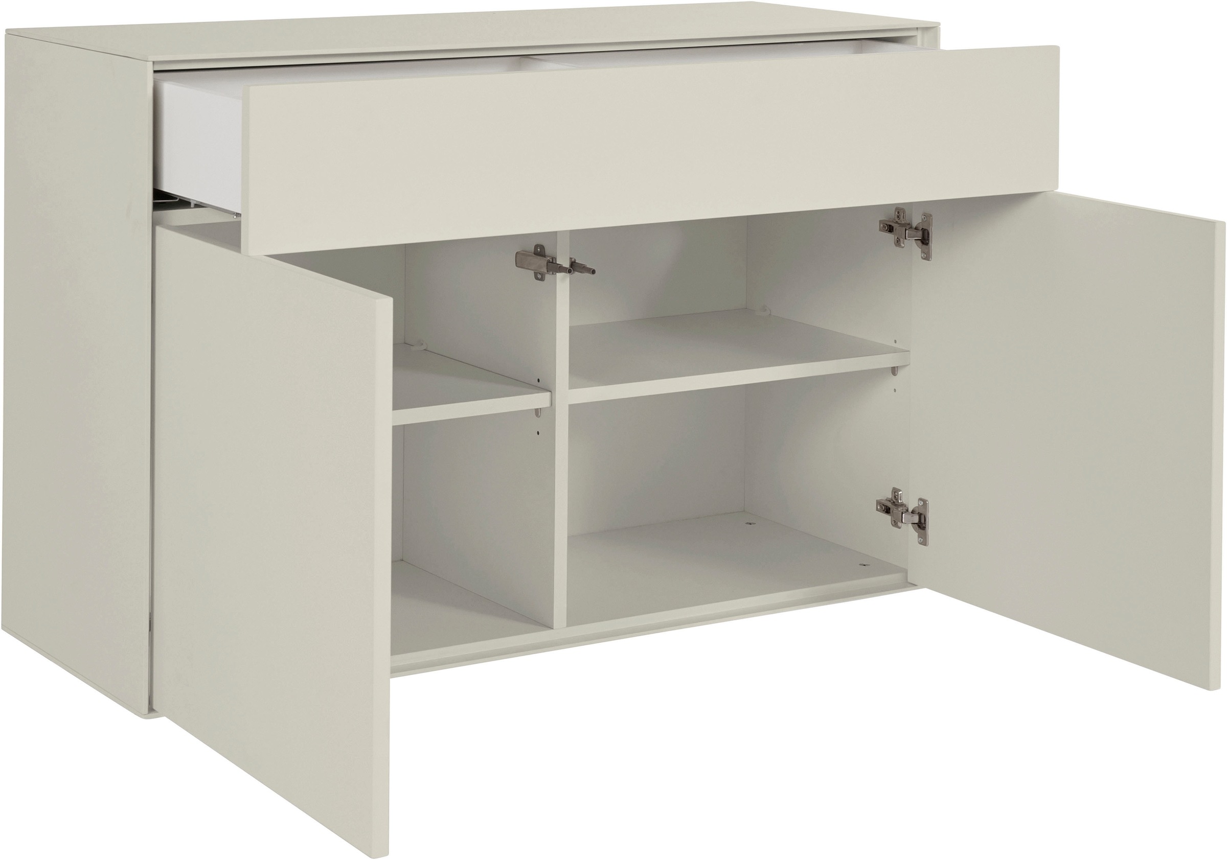 LeGer Home by Lena Gercke Sideboard »Essentials«, Breite: 112cm, MDF lackiert, Push-to-open-Funktion