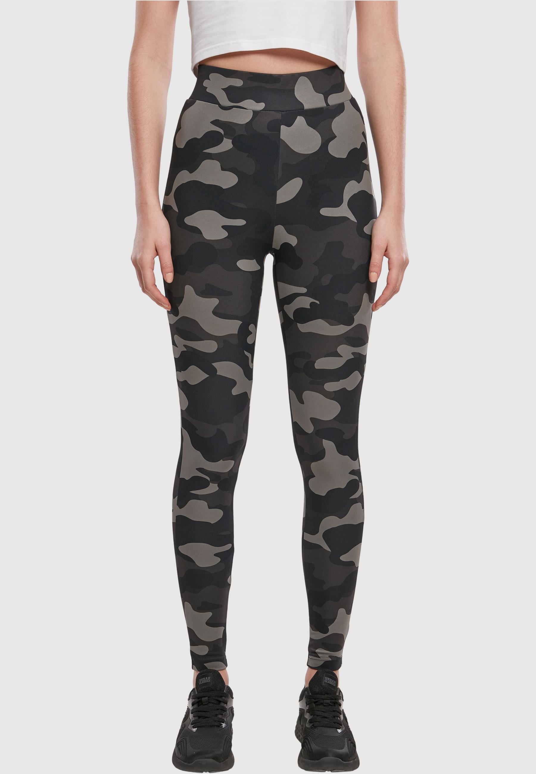 URBAN CLASSICS Leggings »Urban Classics Damen Ladies High Waist Camo Tech Leggings«, (1 tlg.)