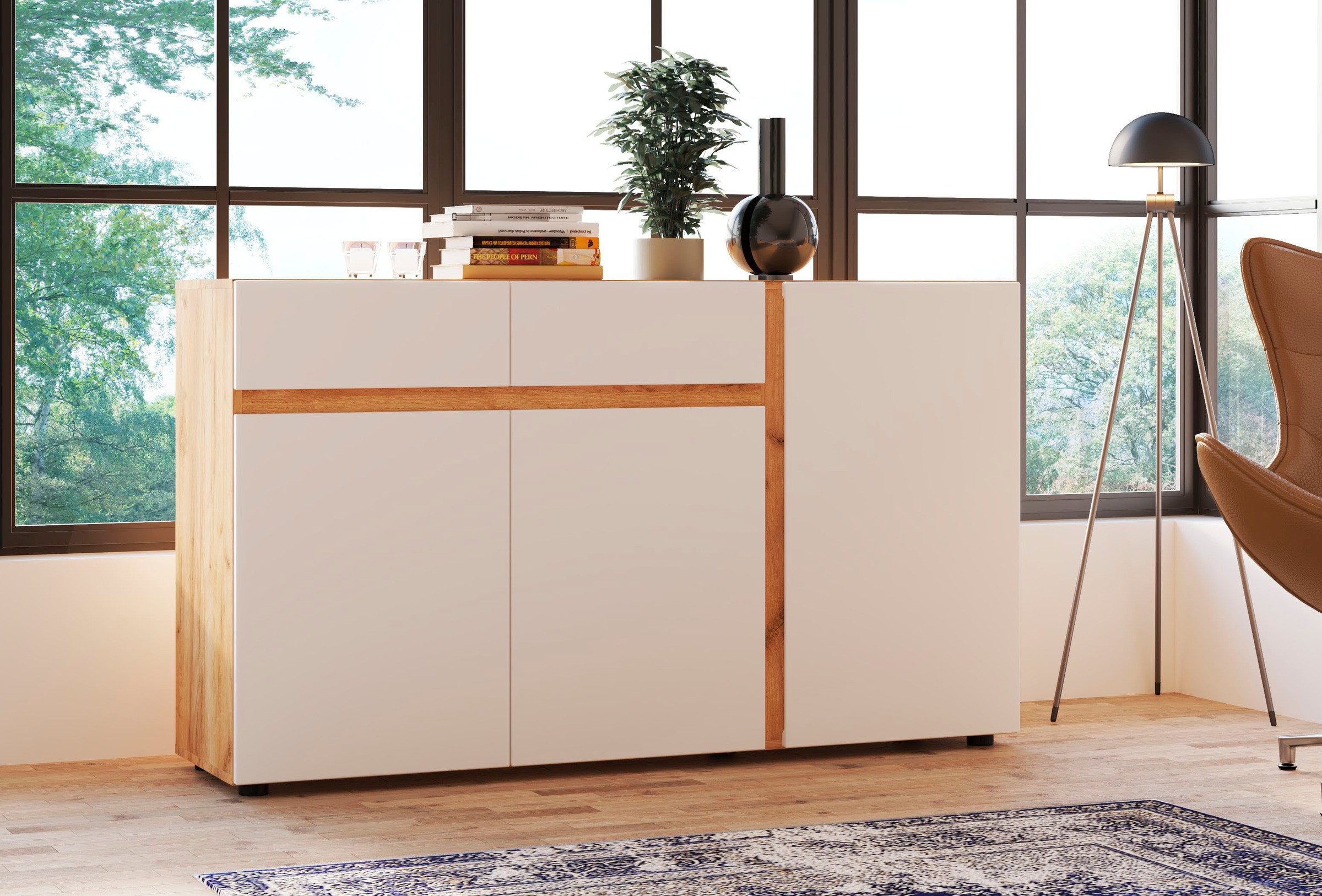 Home affaire Sideboard "Morongo" Breite ca. 149 cm günstig online kaufen