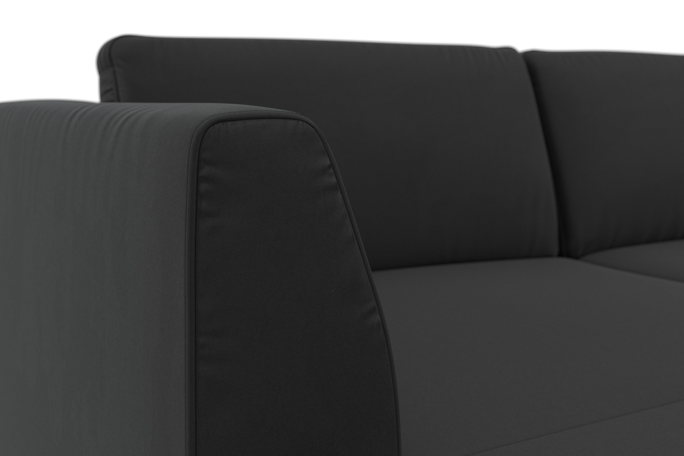 sit&more Wohnlandschaft »Olsen U-Form« inklusive Sitztiefenverstellung, wahlweise mit Bettfunktion, 15cm hoch