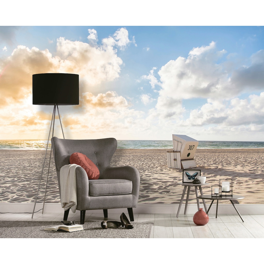 living walls Fototapete »Designwalls Beach Chair«, Vlies, Wand, Schräge, Decke