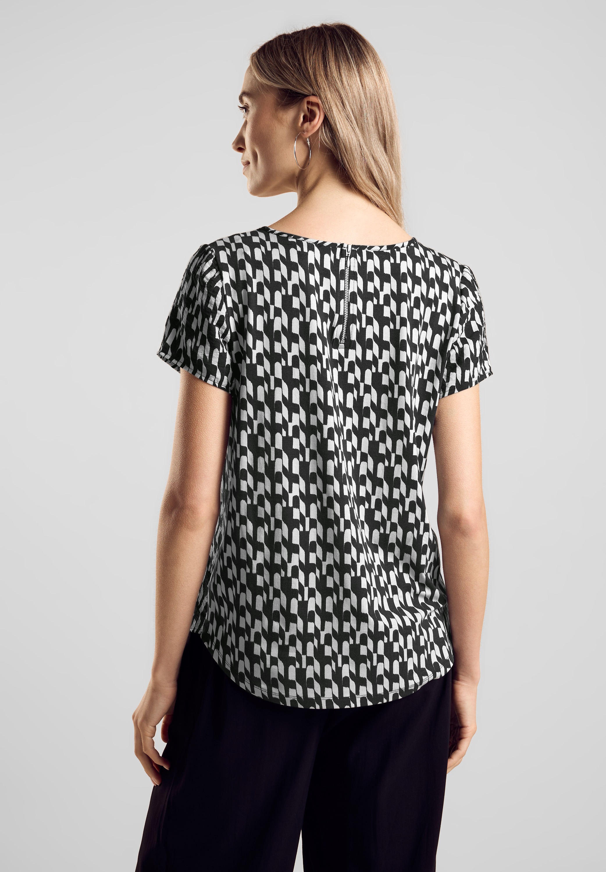 STREET ONE Print-Shirt, aus softer Viskose