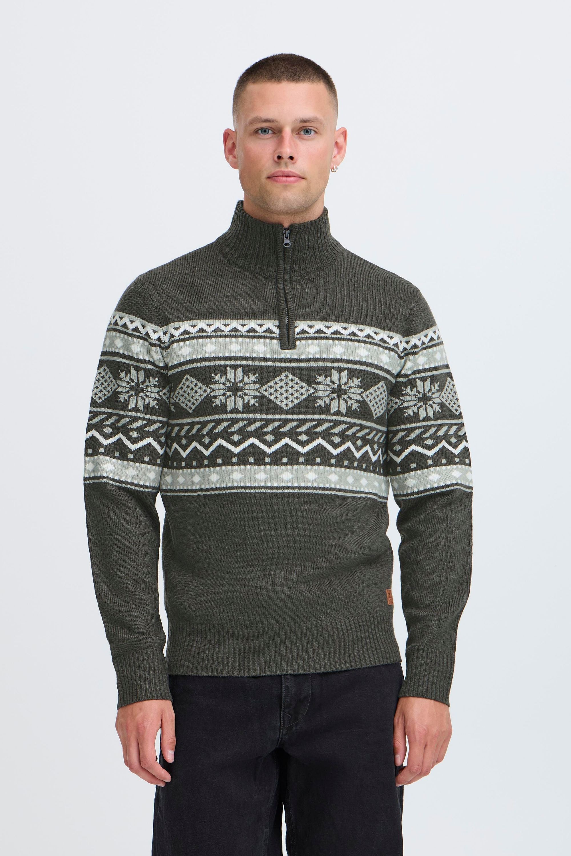 Blend Troyer "BHNolan", Klassischer Troyer mit Norweger-Muster günstig online kaufen