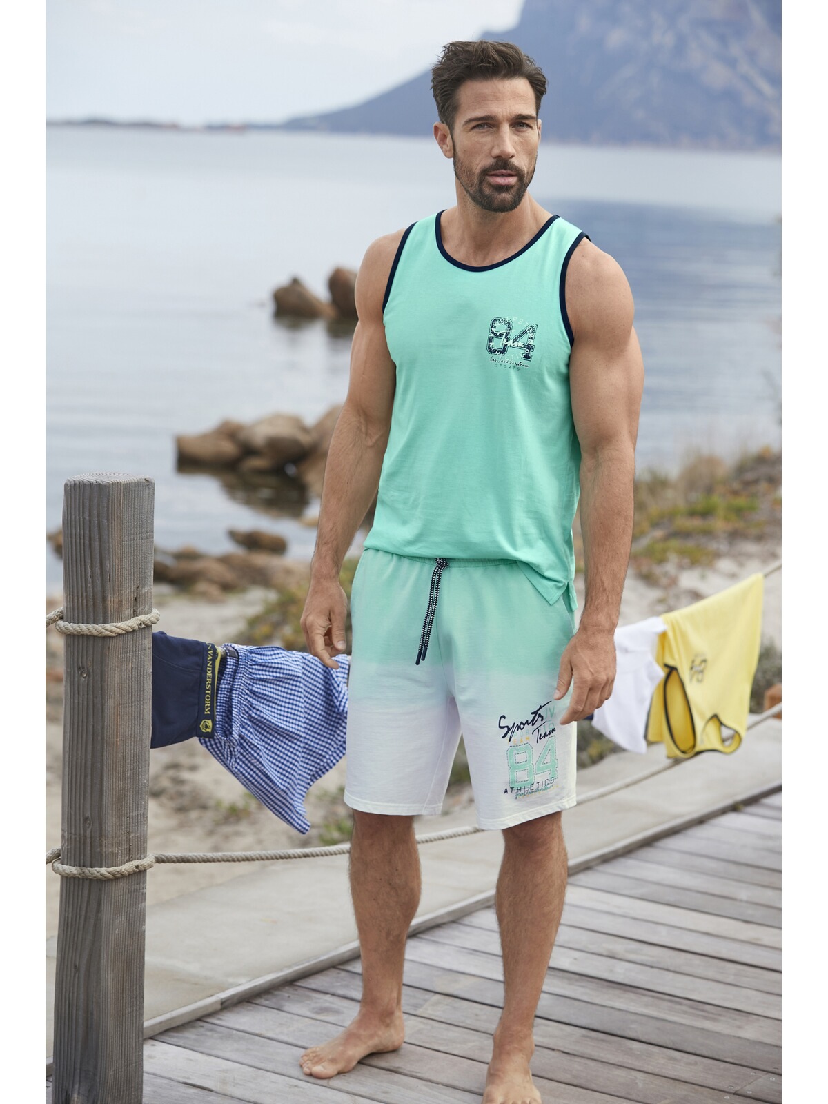 Jan Vanderstorm Sweatbermudas »Kurze Sweathose PANU«