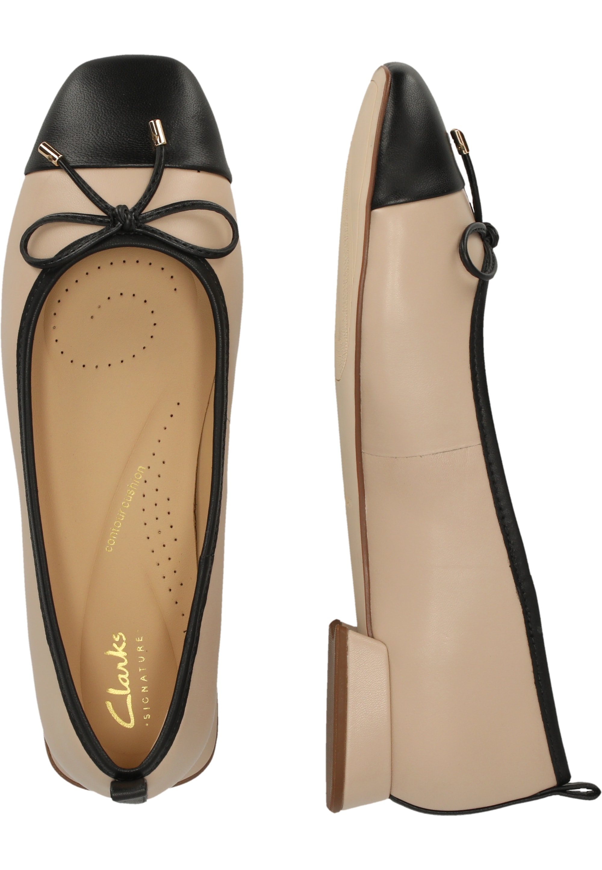 Clarks Ballerina »Ubree15 Poppy«, mit elegantem Schleifen-Detail