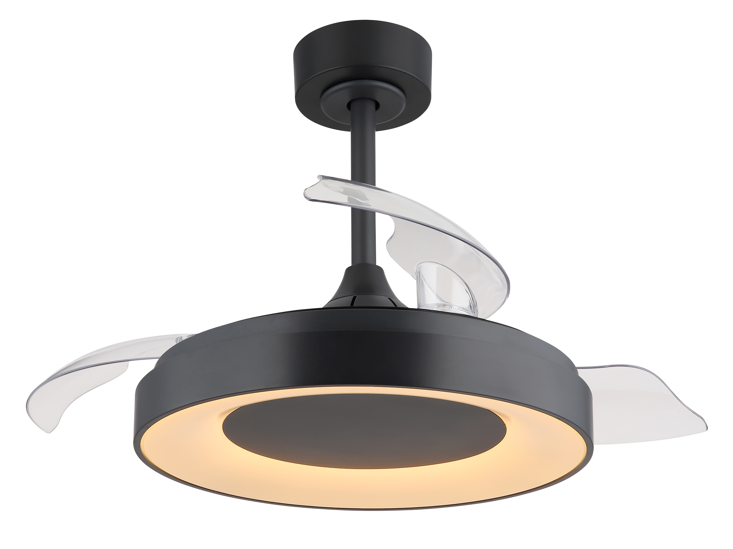 GLOBO LIGHTING Deckenleuchte »ELINA«, Leuchtmittel LED-Modul | LED fest integriert, Ventilator / Schlafzimmer / Wohnzimmer / Arbeitszimmer/ rund /3 Flügel