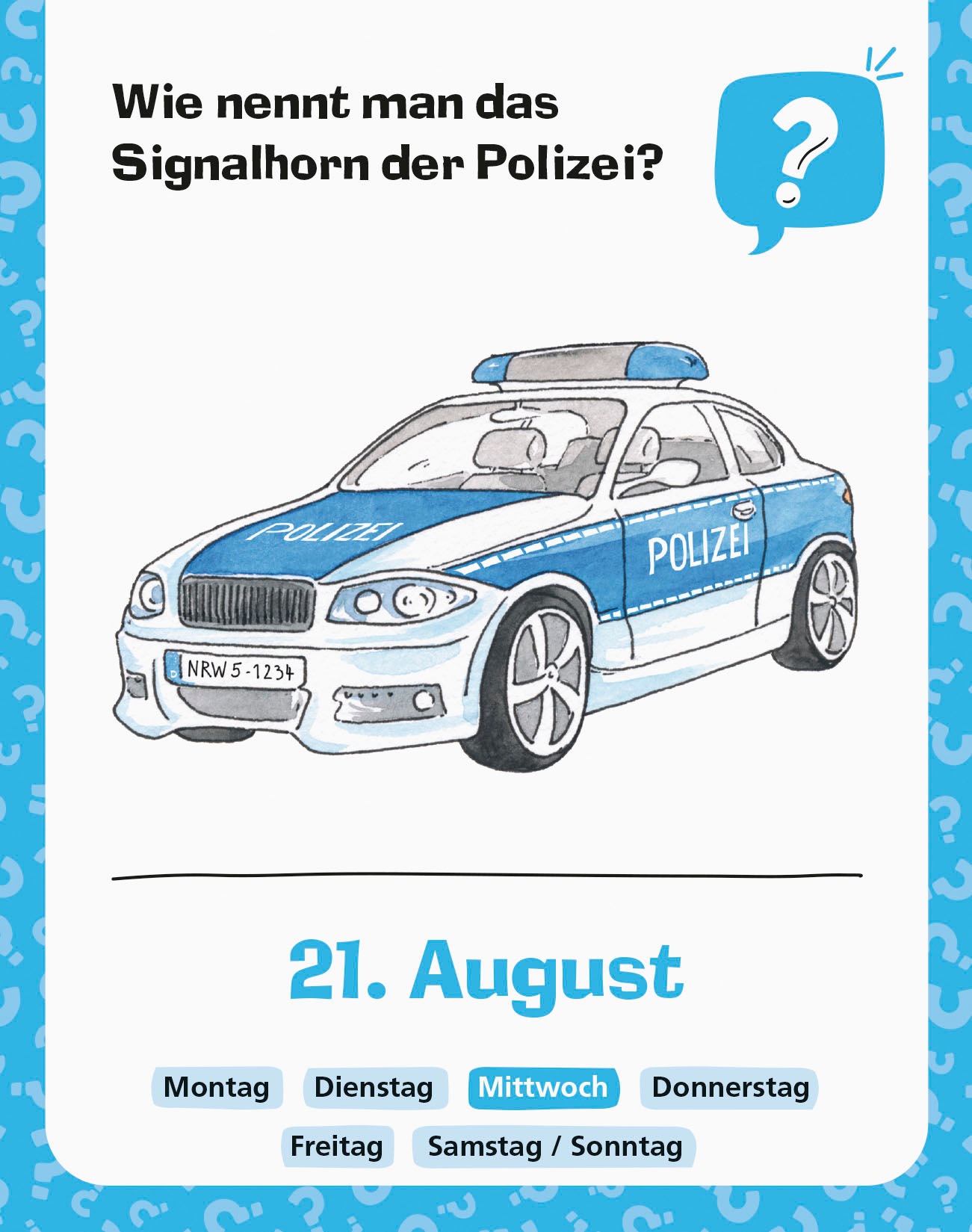 Ravensburger Abreißkalender »Wieso? Weshalb? Warum?, Mein Kalender 2024«, Made in Europe