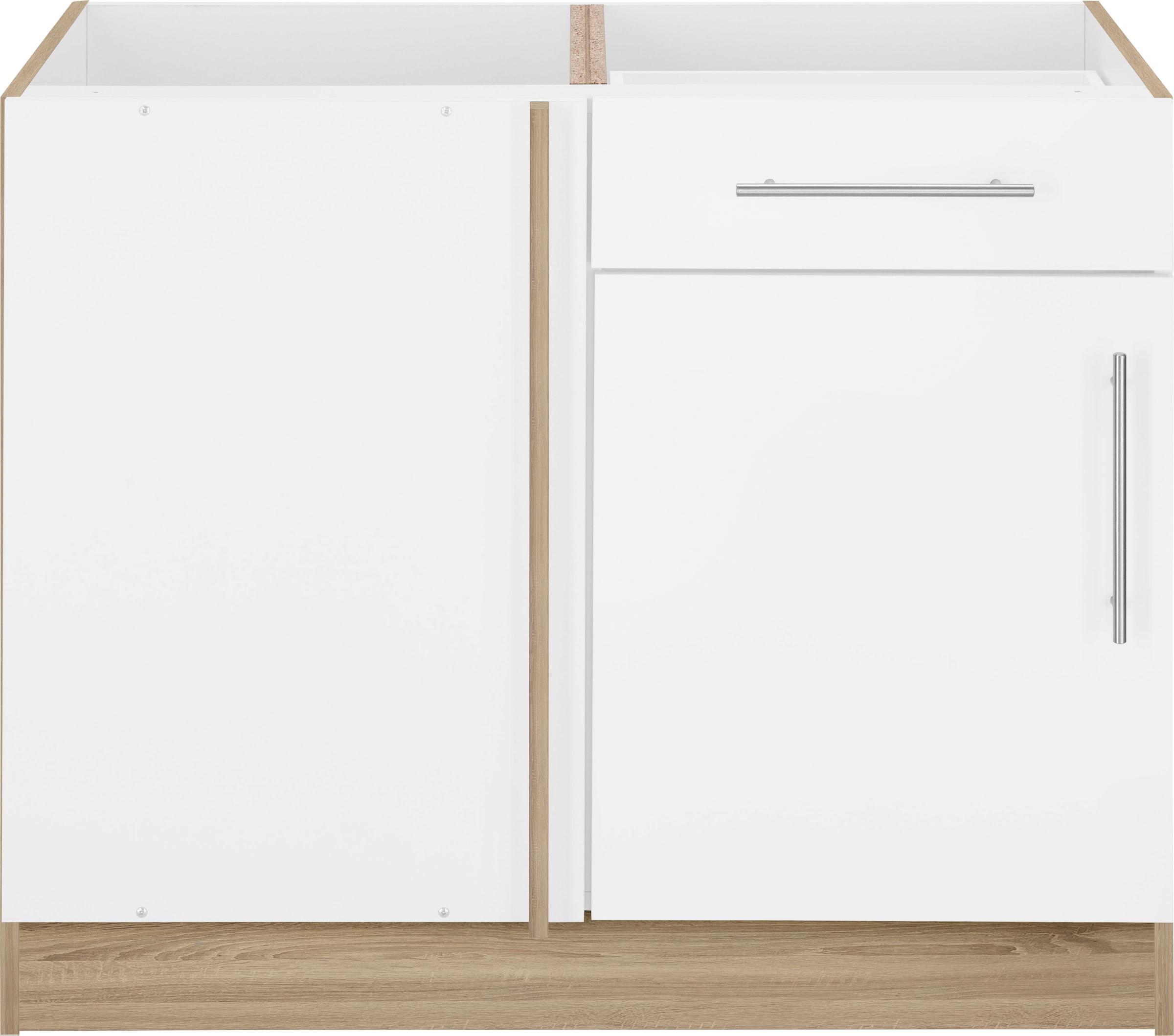 wiho Küchen Eckunterschrank »Cali«, 100 cm breit, Planungsmaß 110 cm, ohne  Arbeitsplatte | BAUR | Unterschränke