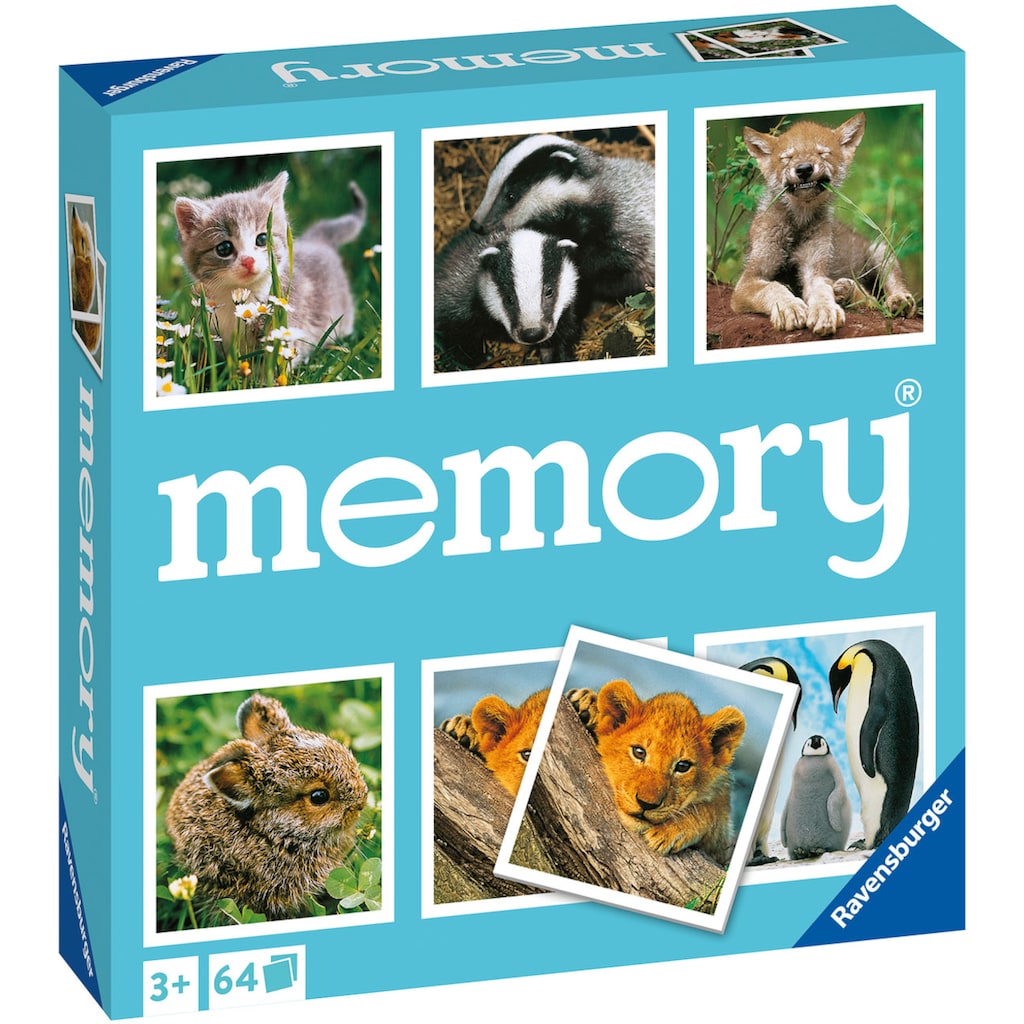 Ravensburger Spiel »memory® Tierkinder«, Made in Europe; FSC® - schützt Wald - weltweit