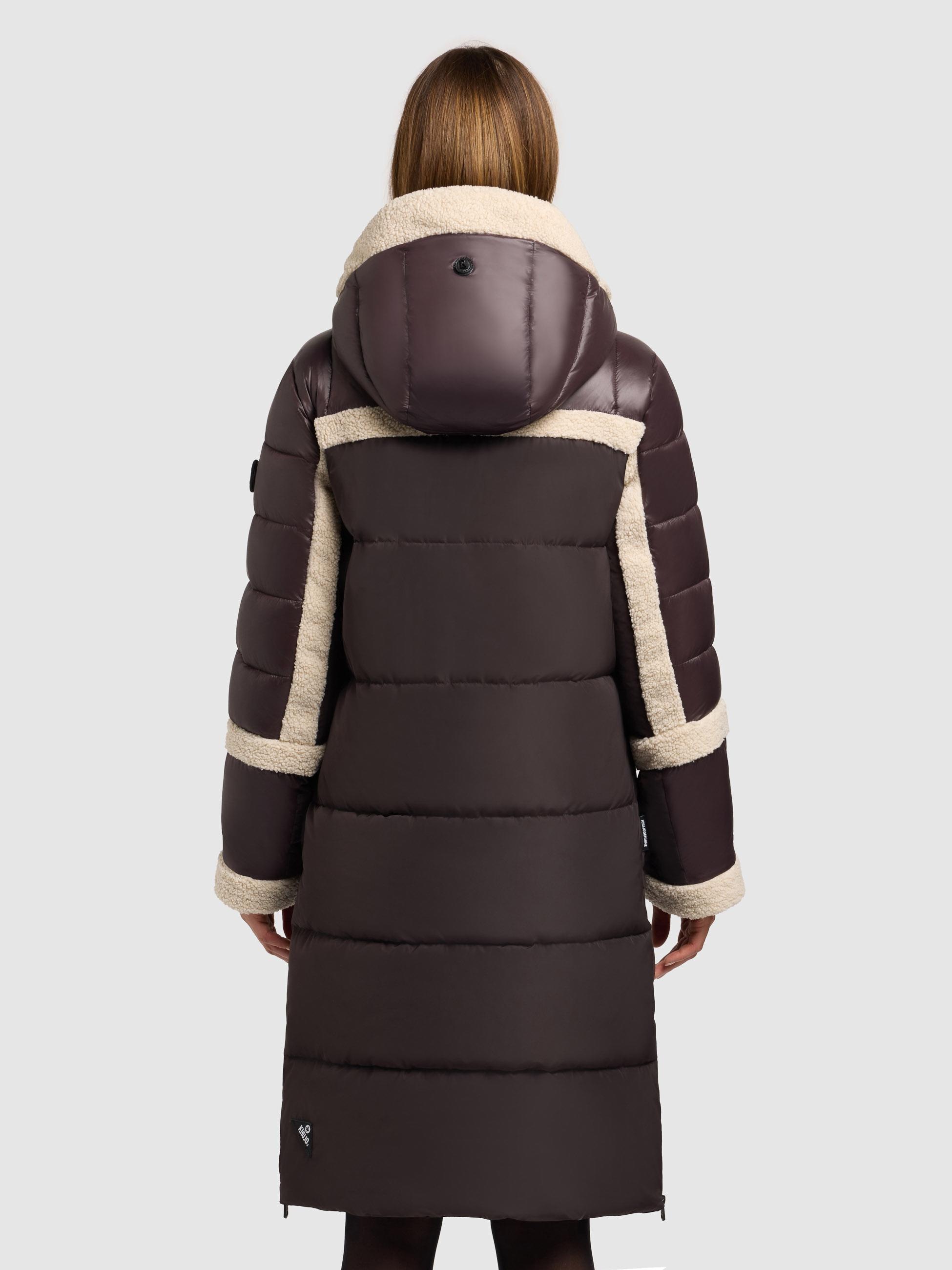 Thumbnail - khujo Steppmantel "Desna2" Langer gesteppter Damen Mantel mit zahlreichen Features