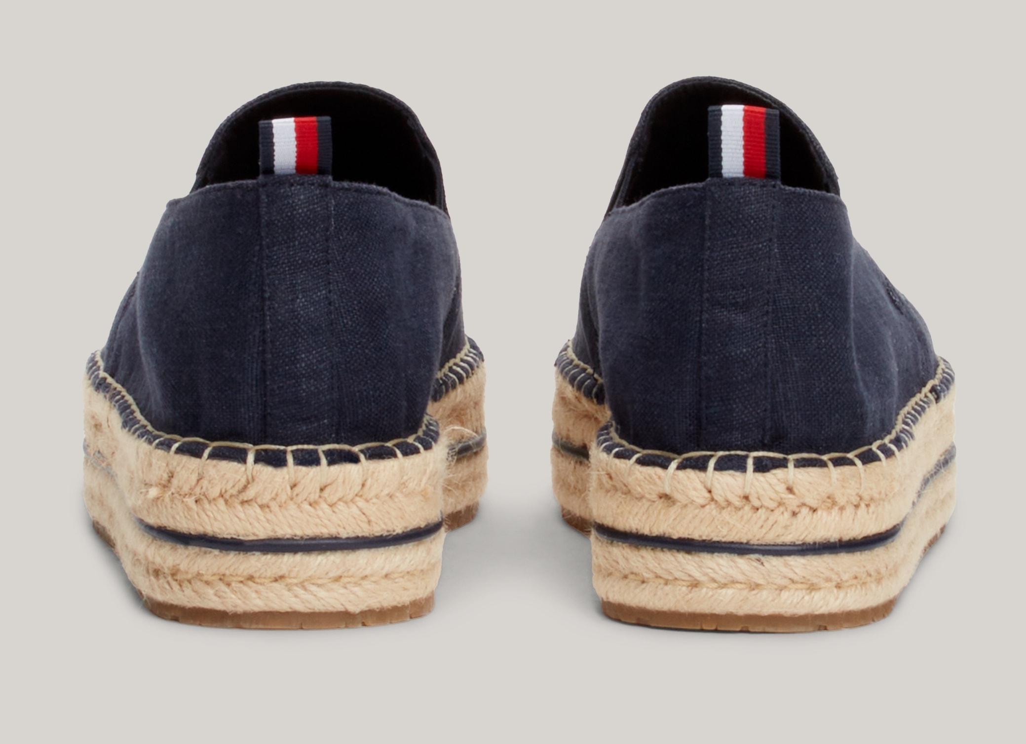 Tommy Hilfiger Espadrille "TH EMBROIDERED CANVAS FLATFORM", Sommerschuh, Sc günstig online kaufen