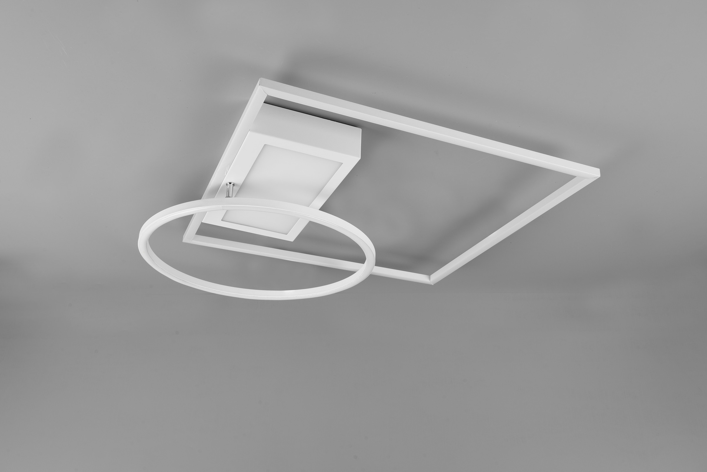 TRIO Leuchten LED Deckenleuchte »Downey«, 1 flammig, Leuchtmittel LED-Modul | LED fest integriert, Lichtfarbe stufenlos einstellbar, Memory Funktion, intgrierter Dimmer
