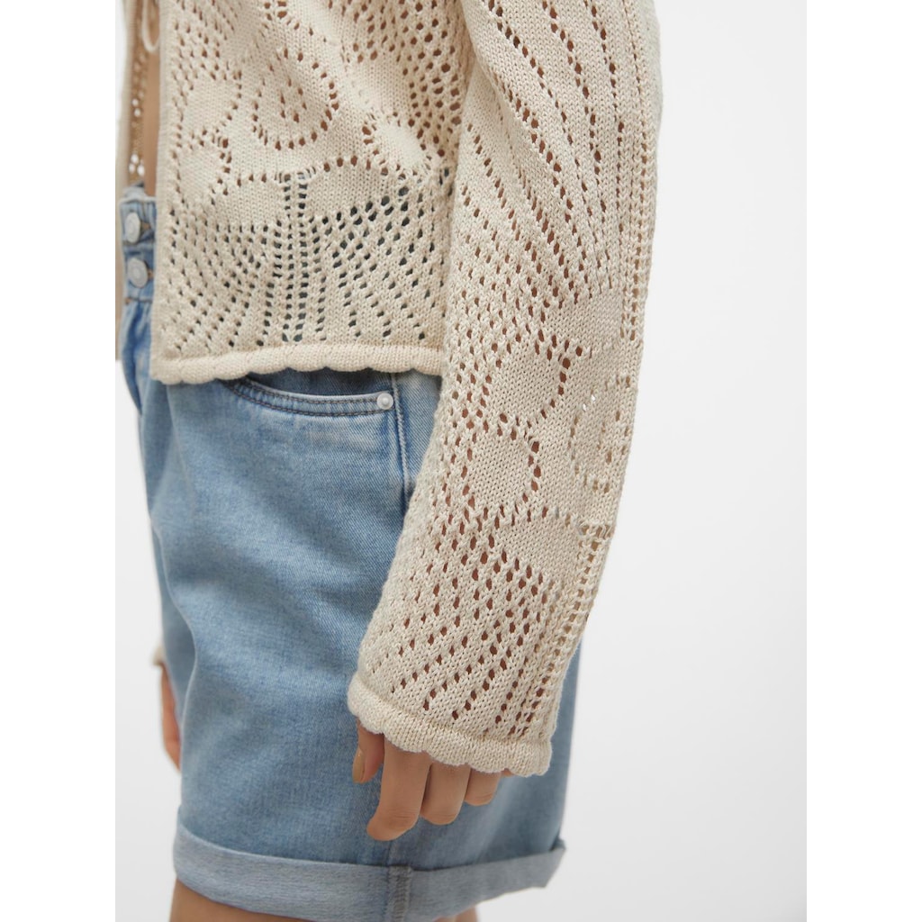 Vero Moda Strickjacke »VMSILJA LS V-NECK CARDIGAN«