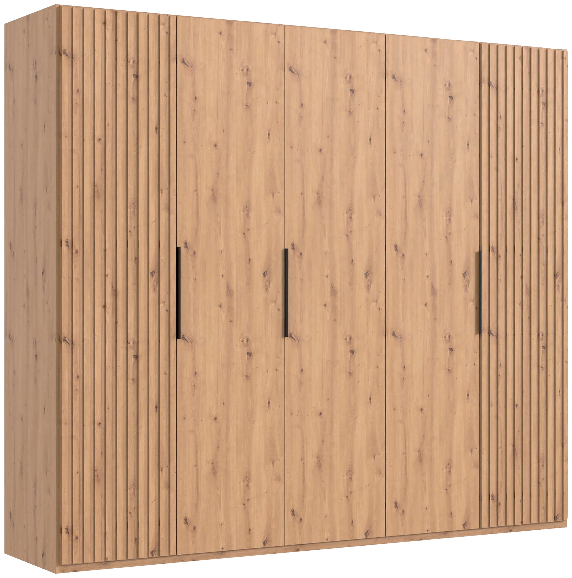 Wimex Drehtürenschrank »Andorra by fresh to go«, Mit 3D-Leisten für Akustikpaneel-Optik