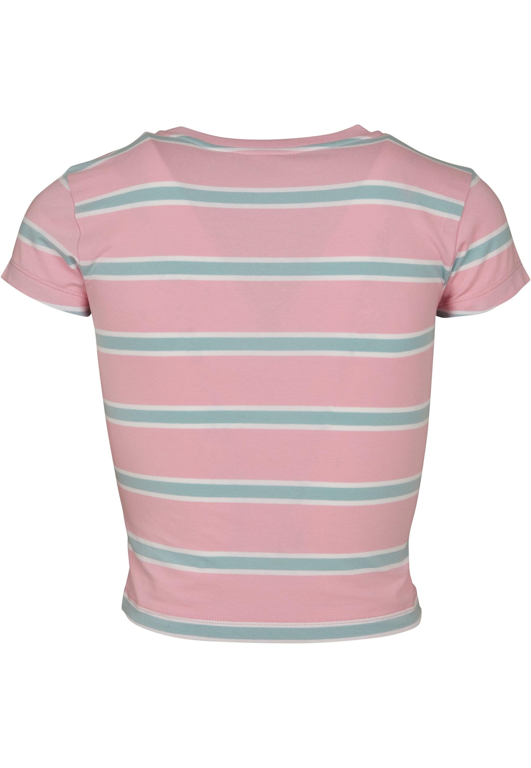 URBAN CLASSICS T-Shirt »Urban Classics Damen Ladies Stripe Cropped Tee«, (1 tlg.)