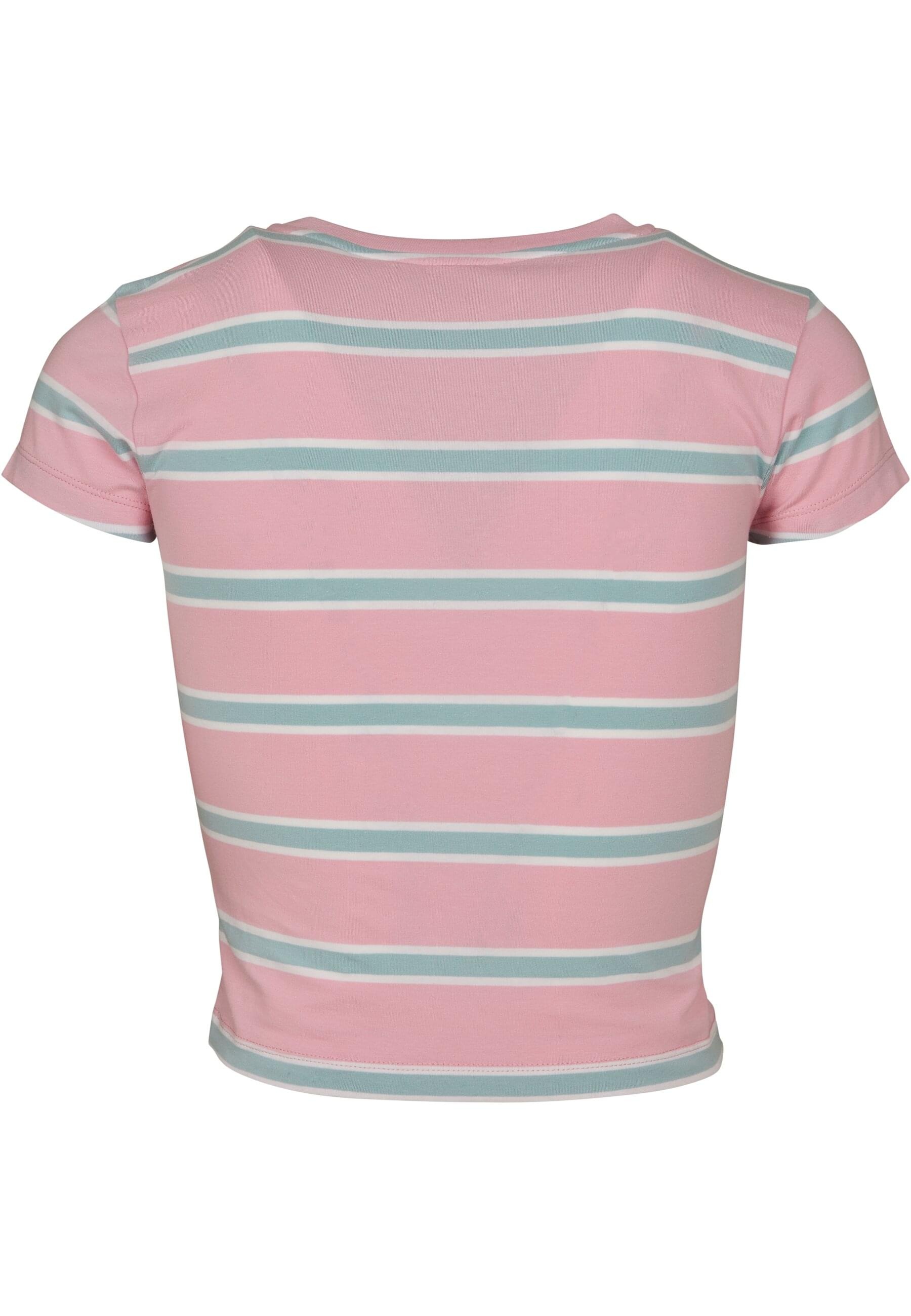 URBAN CLASSICS T-Shirt »Urban Classics Damen Ladies Stripe Cropped Tee«, (1 tlg.)