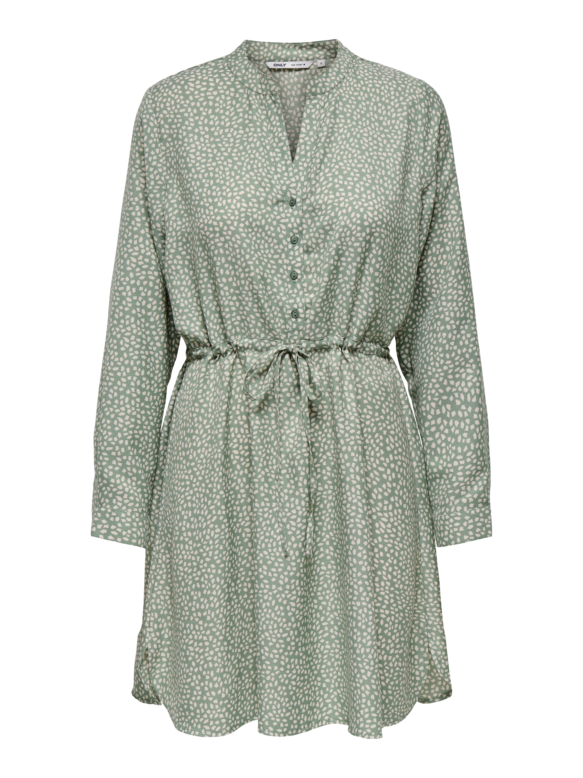 ONLY Druckkleid »ONLCORY L/S V-NECK TUNIC«, Sommerkleid