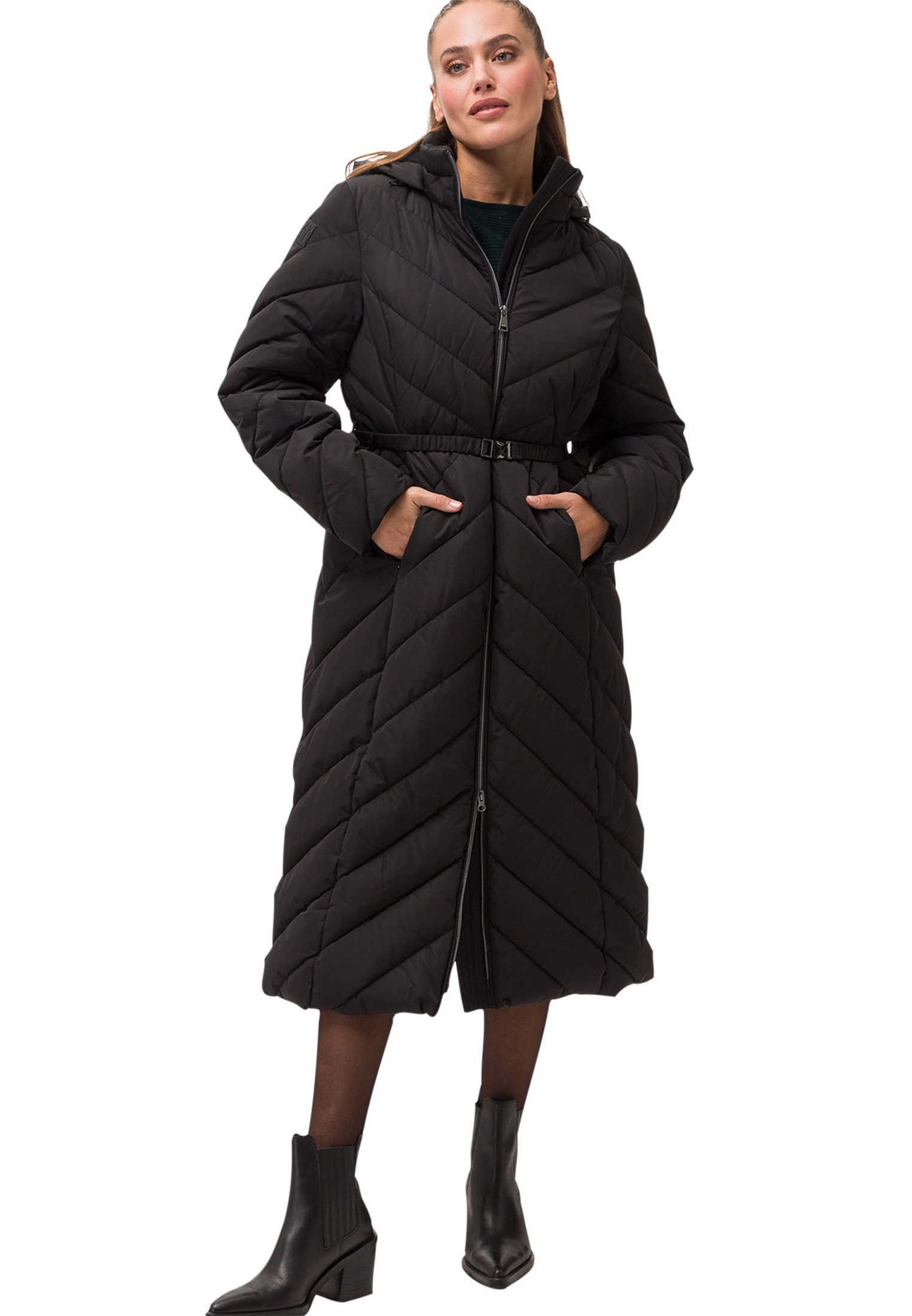 Zero Steppjacke » Steppmantel su Gürtel«