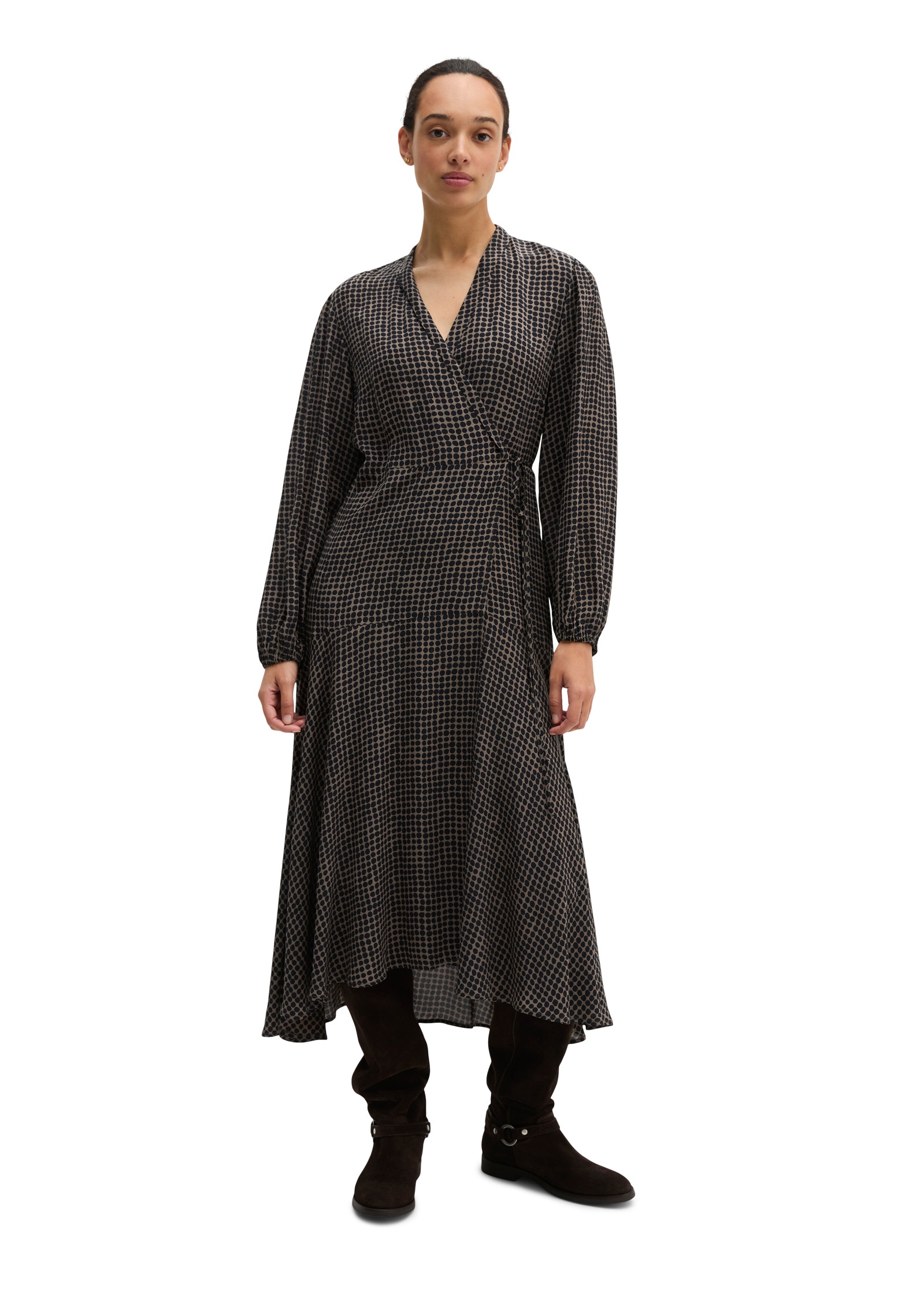 Marc O'Polo Midikleid »aus fließender Viskose«