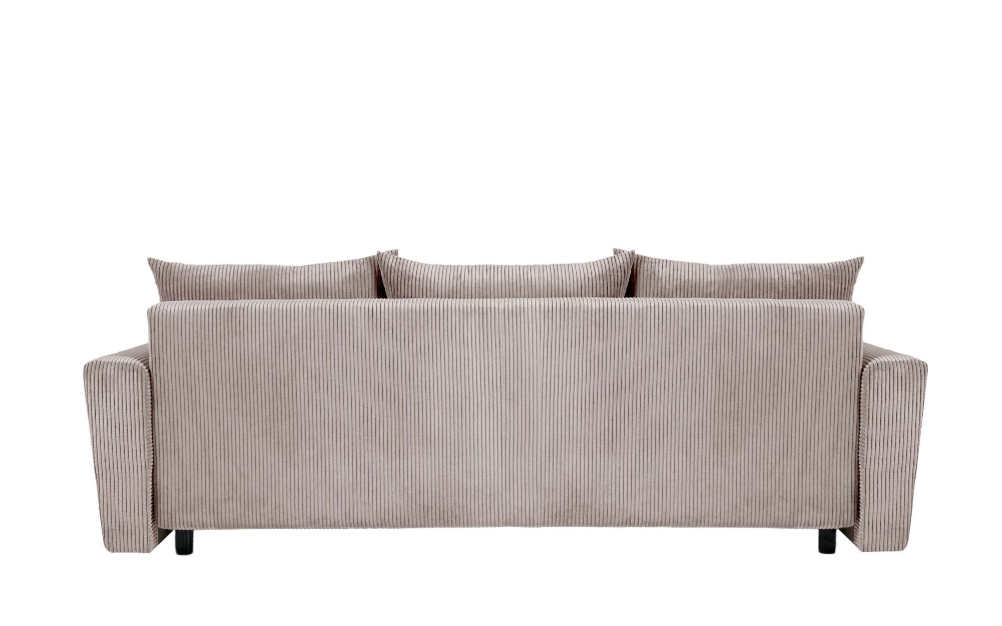 INOSIGN 3-Sitzer »MAGHERA Schlafsofa mit Bettkasten, in hochwertiger Verarbeitung«, mit Wellenunterfederung, Cord und Struktur-Bezug, B/H/T 230/92,5/79 cm