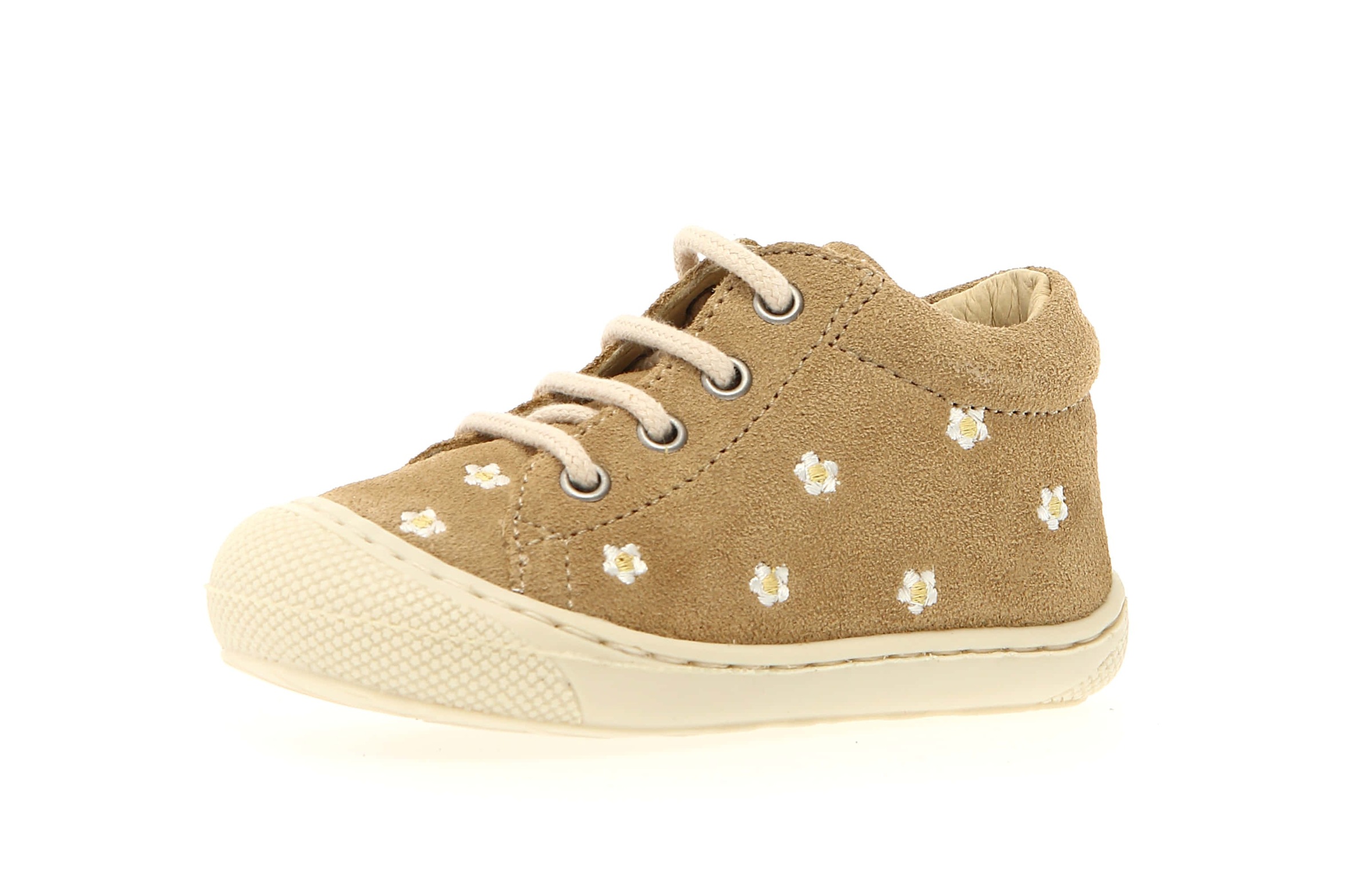 Naturino Lauflernschuh "COCOON EMBR. DAISIES" Babyschuh mit Print, Größenschablone zum Download