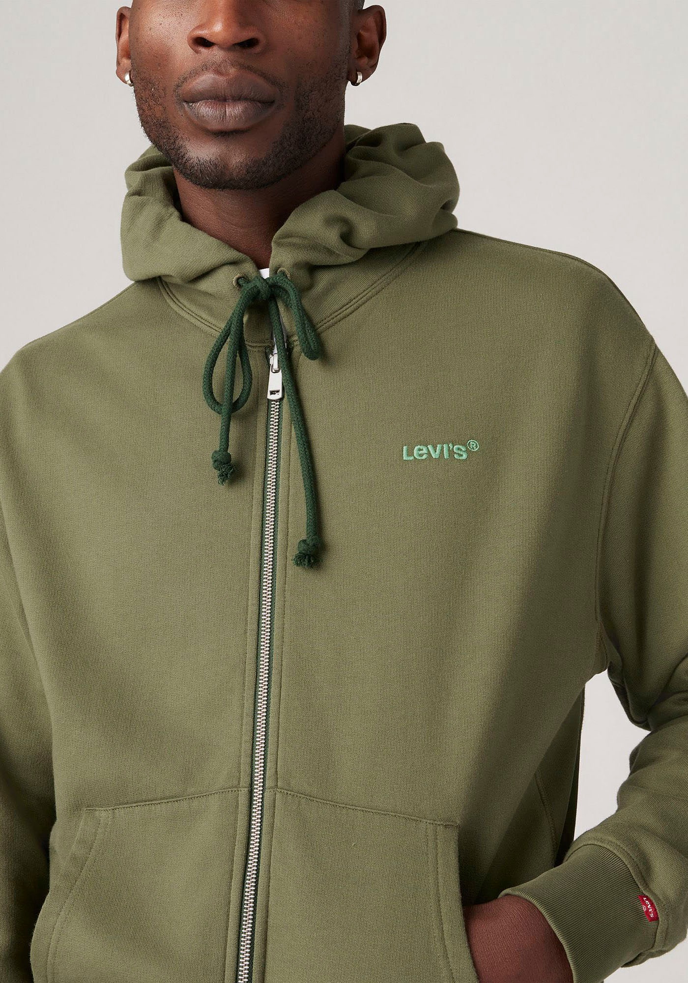 Levi's® Kapuzensweatjacke, mit Logo-Stickerei