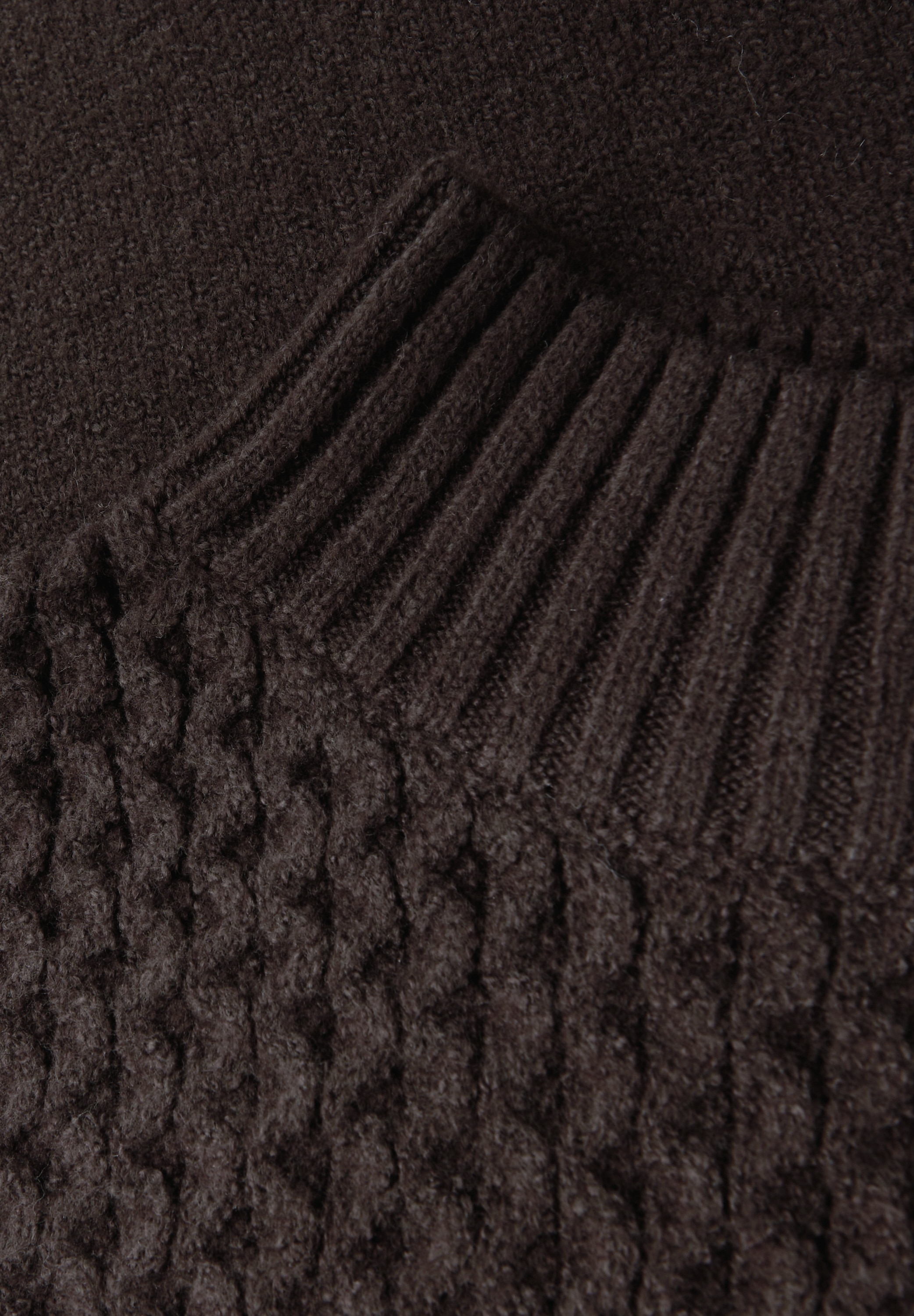 STREET ONE Stehkragenpullover mit Strickmuster