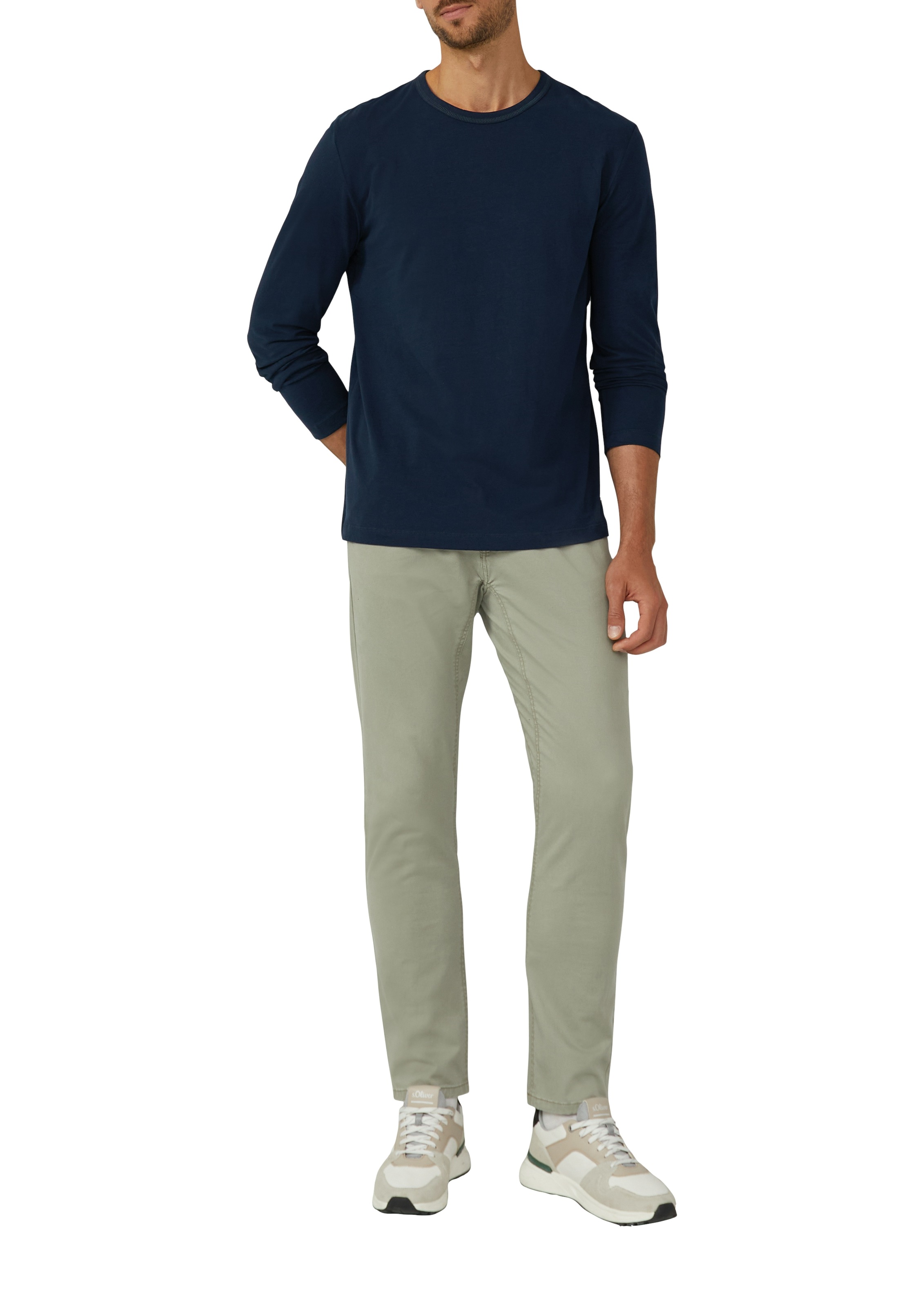 s.Oliver Longsleeve, mit Rundhals günstig online kaufen