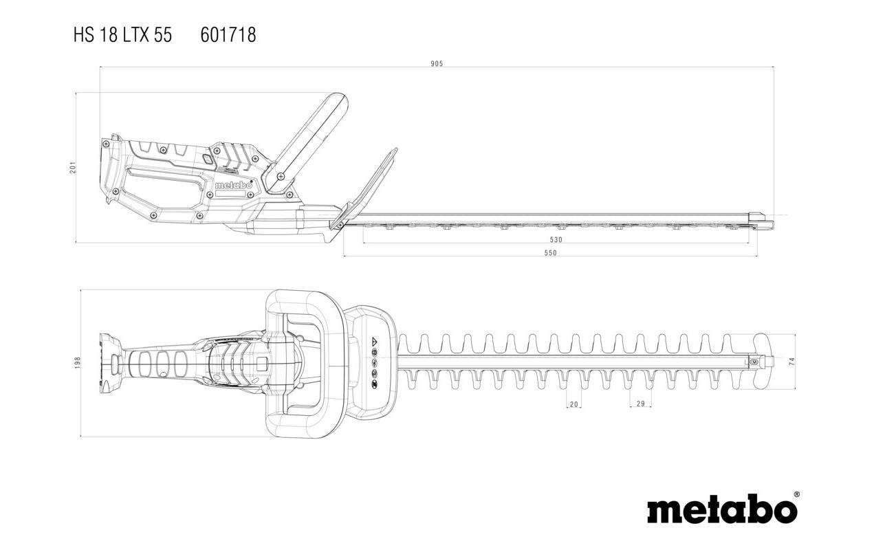 metabo Akku-Heckenschere »HS 18 LTX« ()