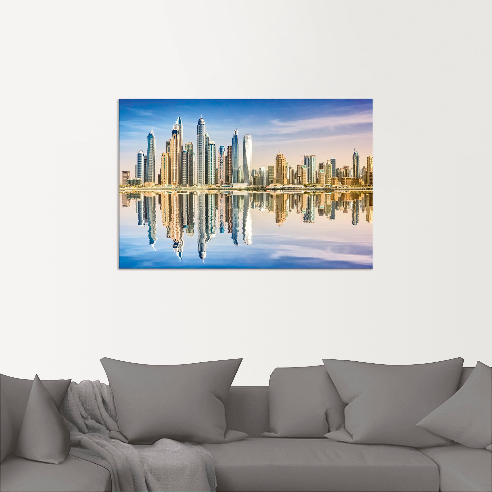 Artland Wandbild »Dubai marina«, Bilder von Asien, (1 St.), als Alubild, Leinwandbild, Wandaufkleber oder Poster in versch. Größen