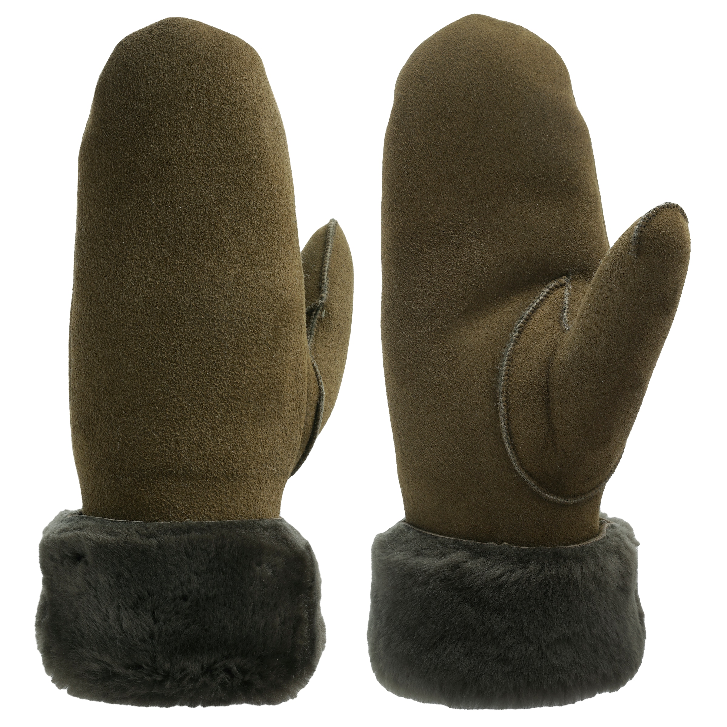 PEARLWOOD Lederhandschuhe "FIONA", Velourleder, Fausthandschuh, warm gefütt günstig online kaufen