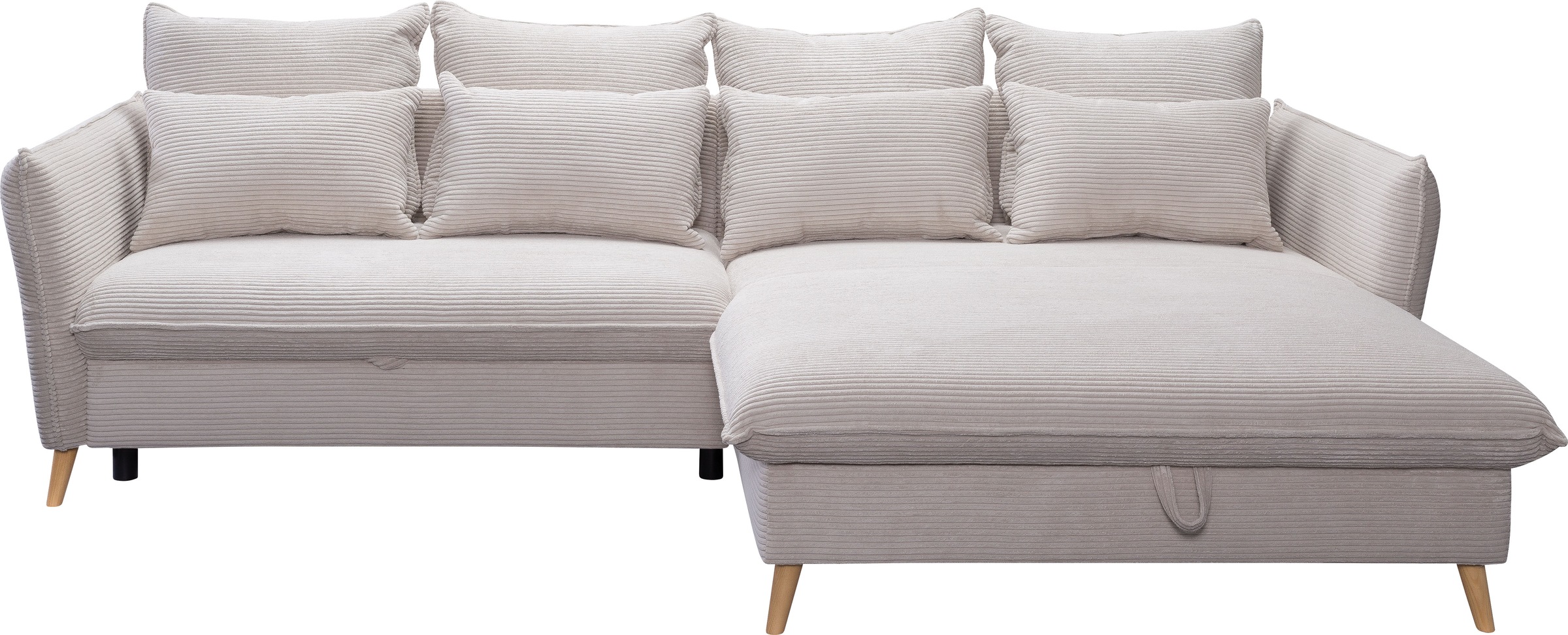 exxpo - sofa fashion Ecksofa "WALPY, elegant & modern, bequem, schmale Arml günstig online kaufen
