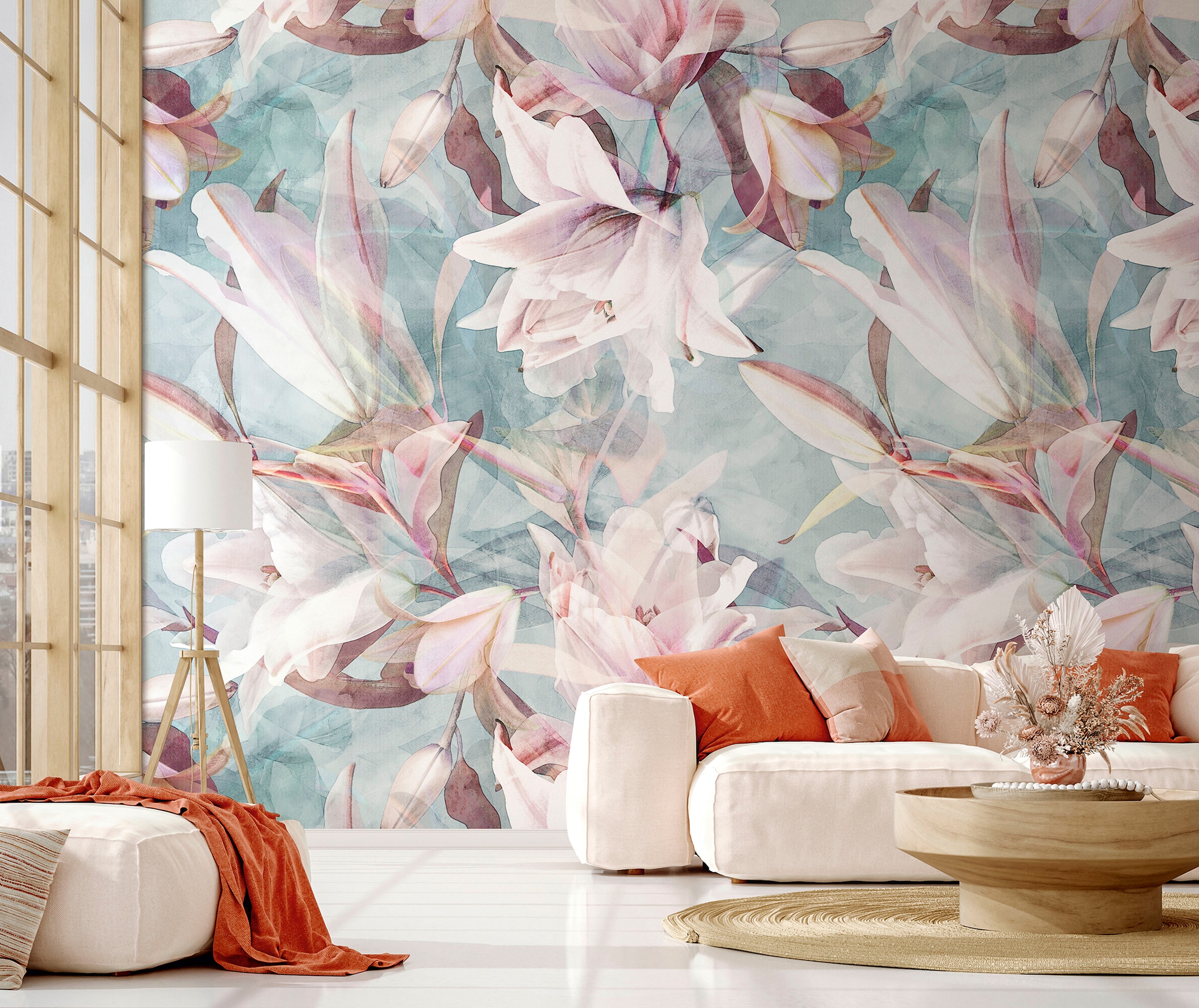 Marburg Fototapete "Magnolia" matt glatt moderne Tapete für Wohnzimmer Schlafzimmer Küche