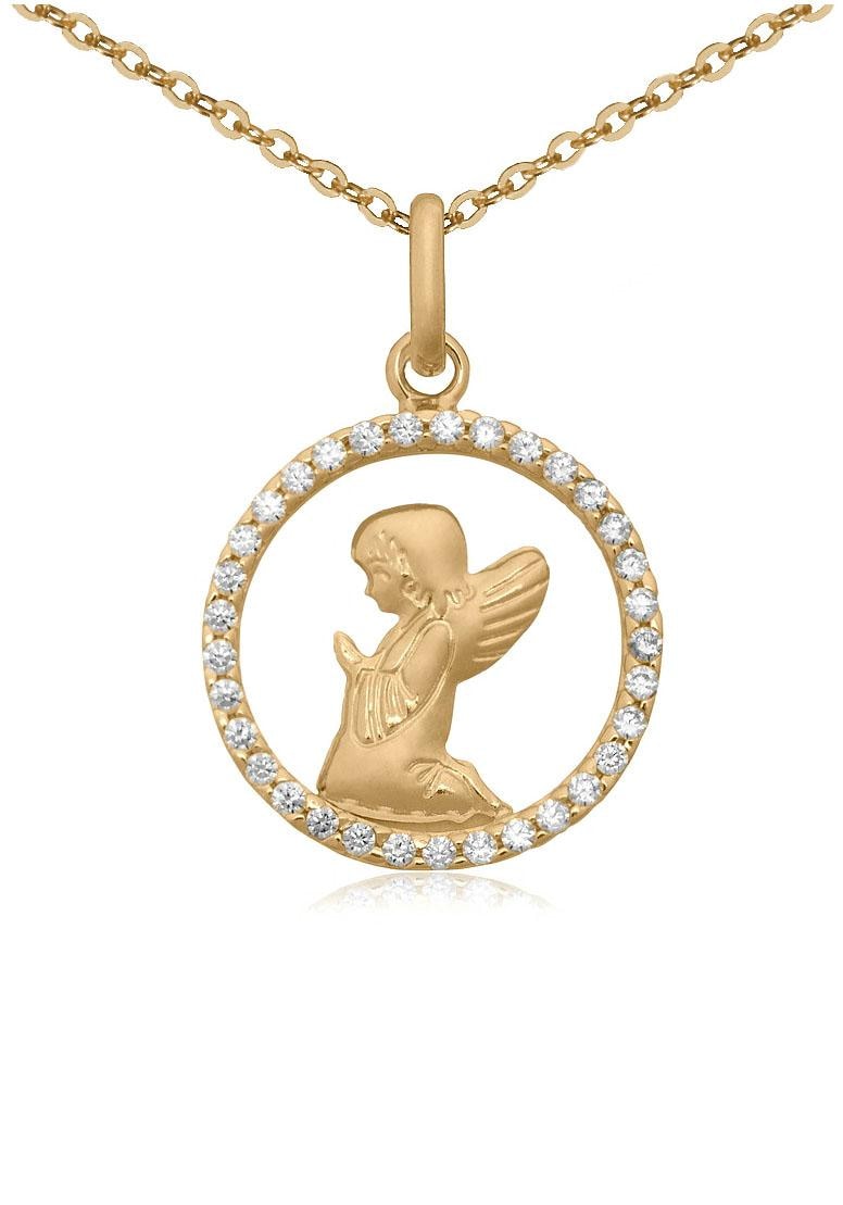 Firetti Kette mit Anhänger »Schmuck Geschenk Gold 333 Halsschmuck Halskette  Goldkette Ankerkette«, zu Kleid, Shirt, Jeans, Sneaker! Anlass Geburtstag  Weihnachten für bestellen | BAUR