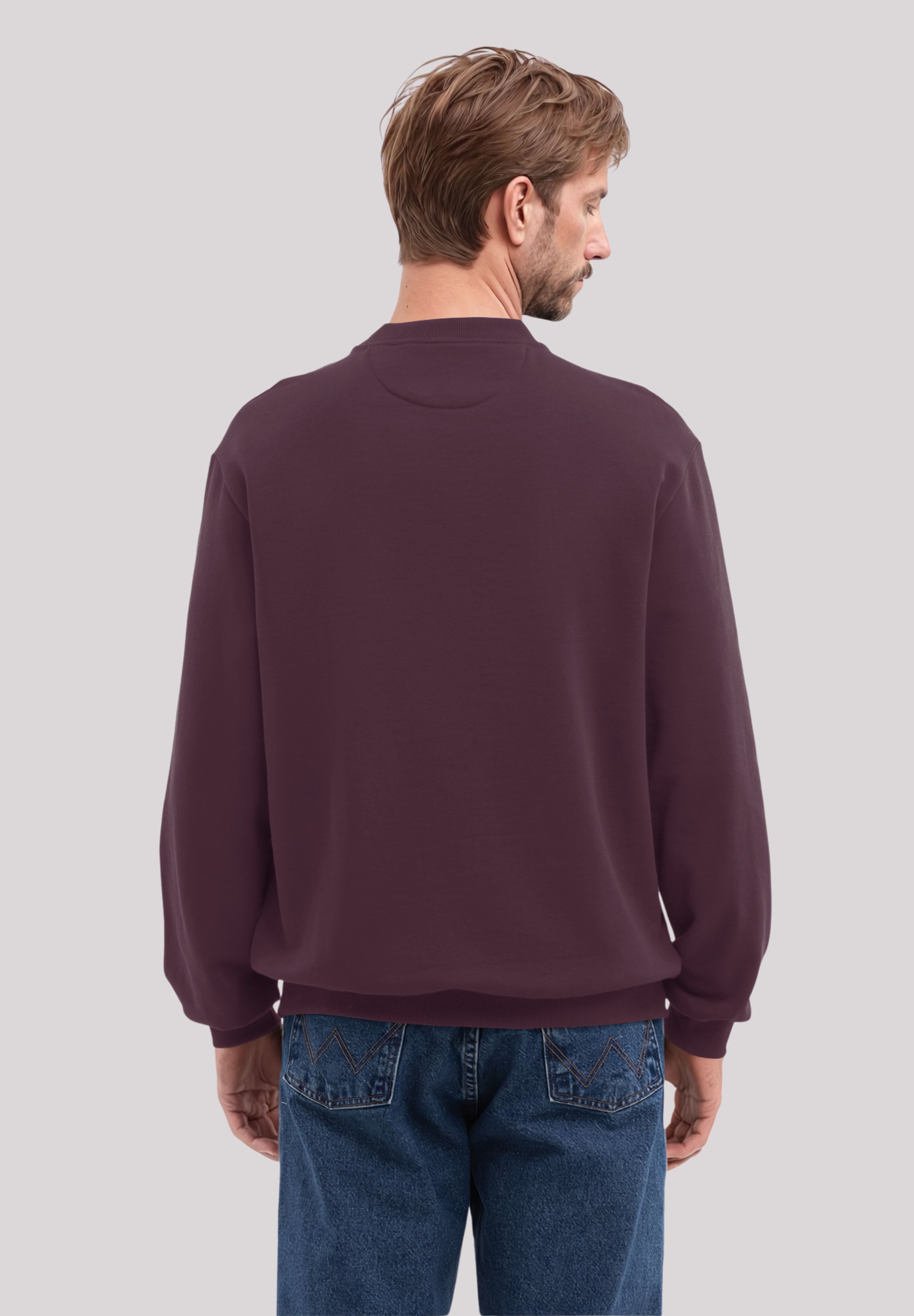 F4NT4STIC Sweatshirt »Happy Flower Bestickt«, Premium Qualität