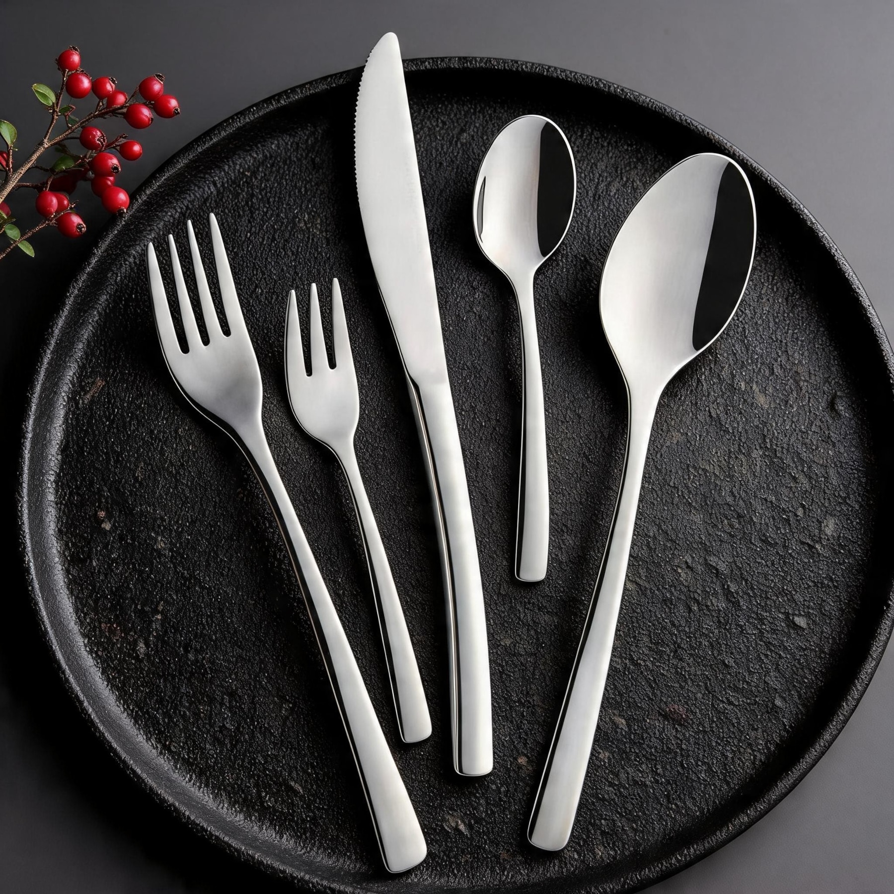 Mulex Besteck-Set »Vermont« chlichtes Design, stimmige Proportionen