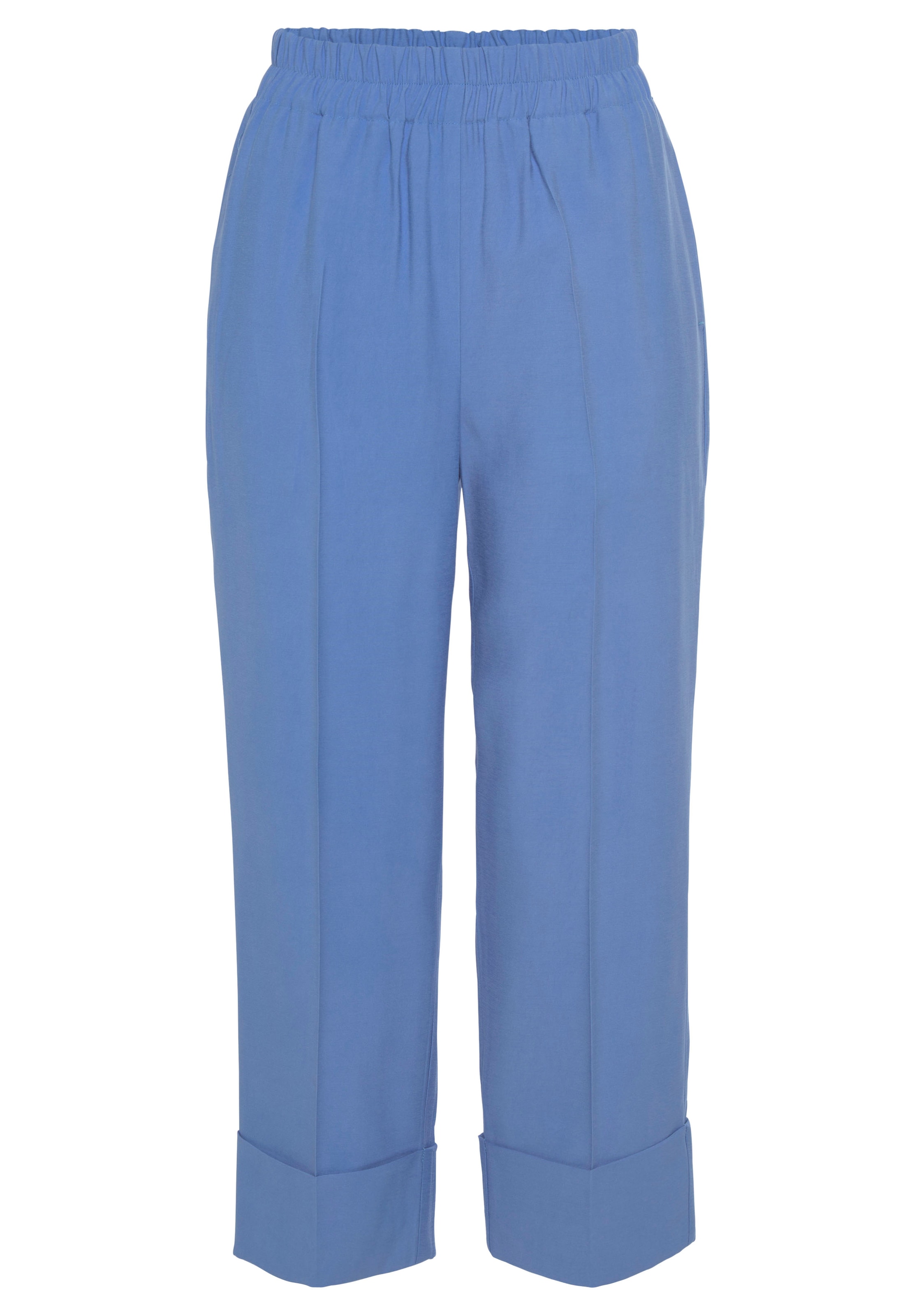 LASCANA Schlupfhose, mit breitem Umschlagsaum