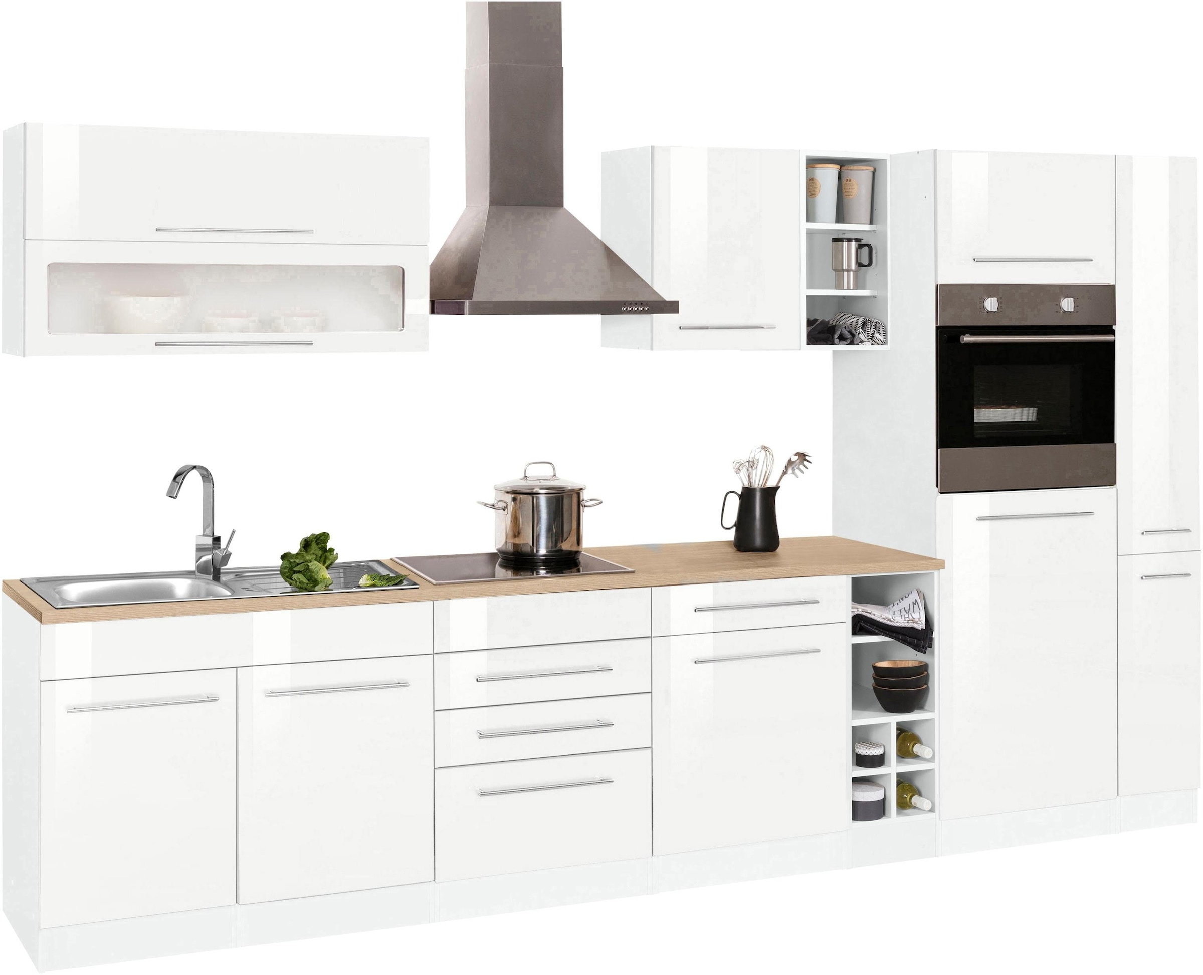 KOCHSTATION Küchenzeile "KS-Eton", mit E-Geräten, Breite 330 cm günstig online kaufen