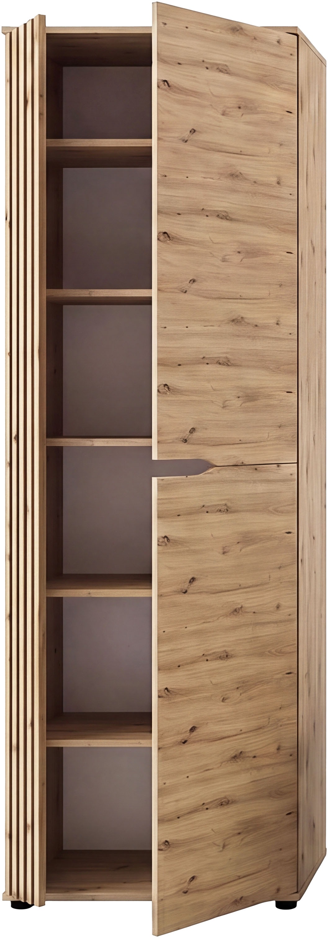 OTTO home Garderobenschrank »FJELL, Breite 65cm, 2 Türen, 4 Einlegeböden, 6 Fächer, 1 Kleiderstange« Kleiderschrank, Schrank, Dielenschrank, Flurschrank, Mehrzweckschrank
