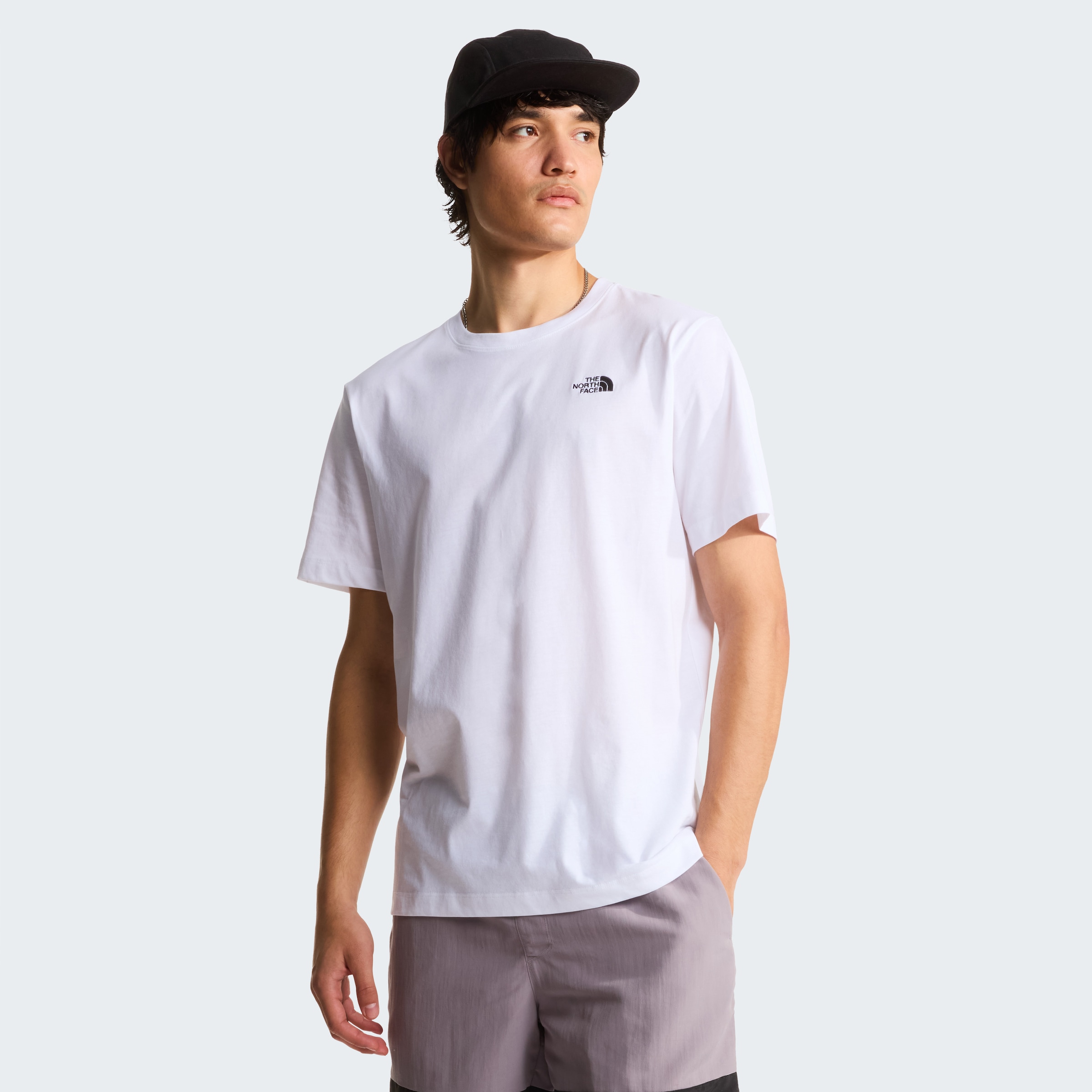 The North Face T-Shirt "M EVOLUTION SIMPLE DOME REGULAR SHORT SL" normale Passform, Kurzarm, für den Alltag, aus Baumwolle
