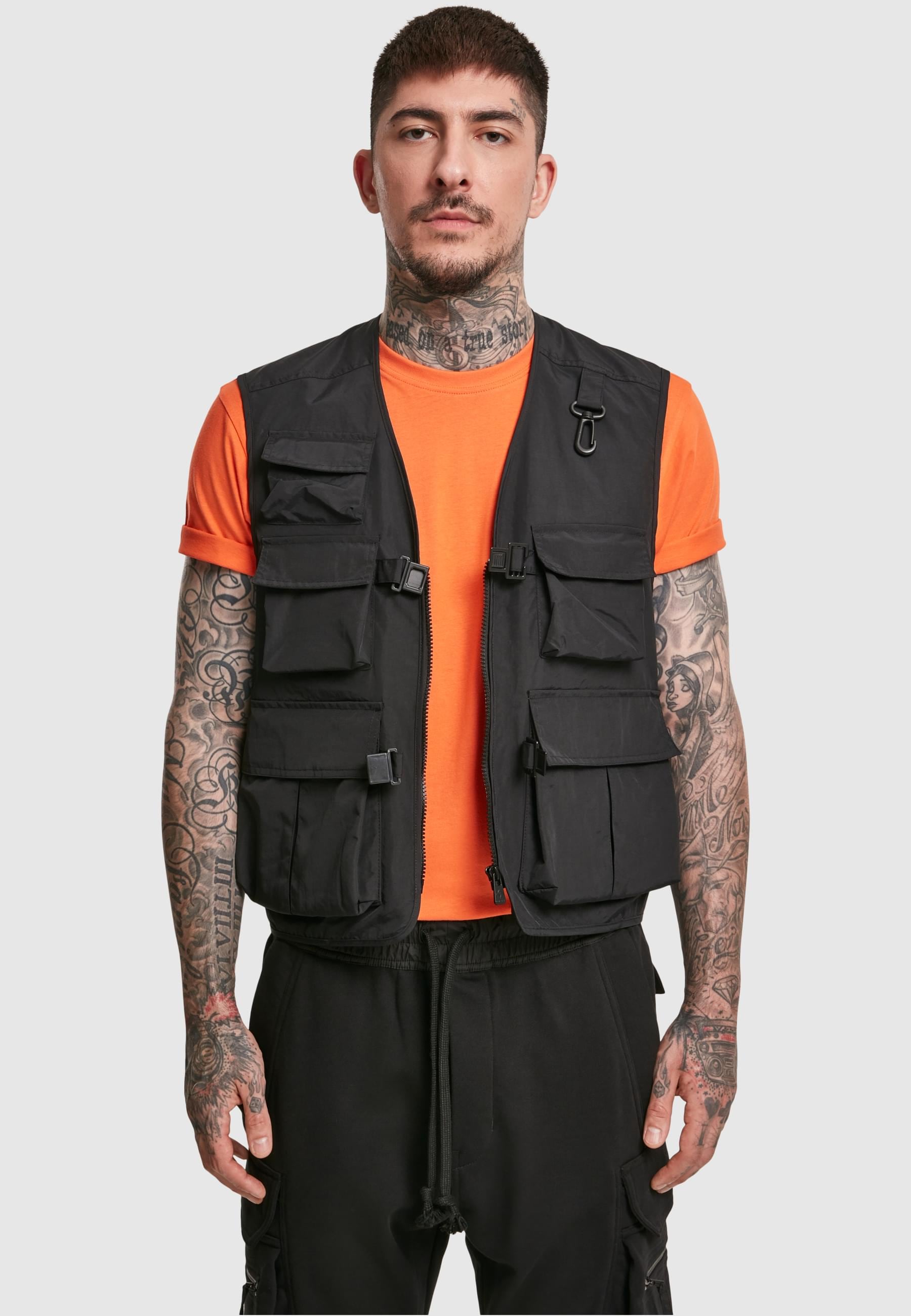 URBAN CLASSICS Jerseyweste »Urban Classics Herren Tactical Vest«, (1 tlg.)